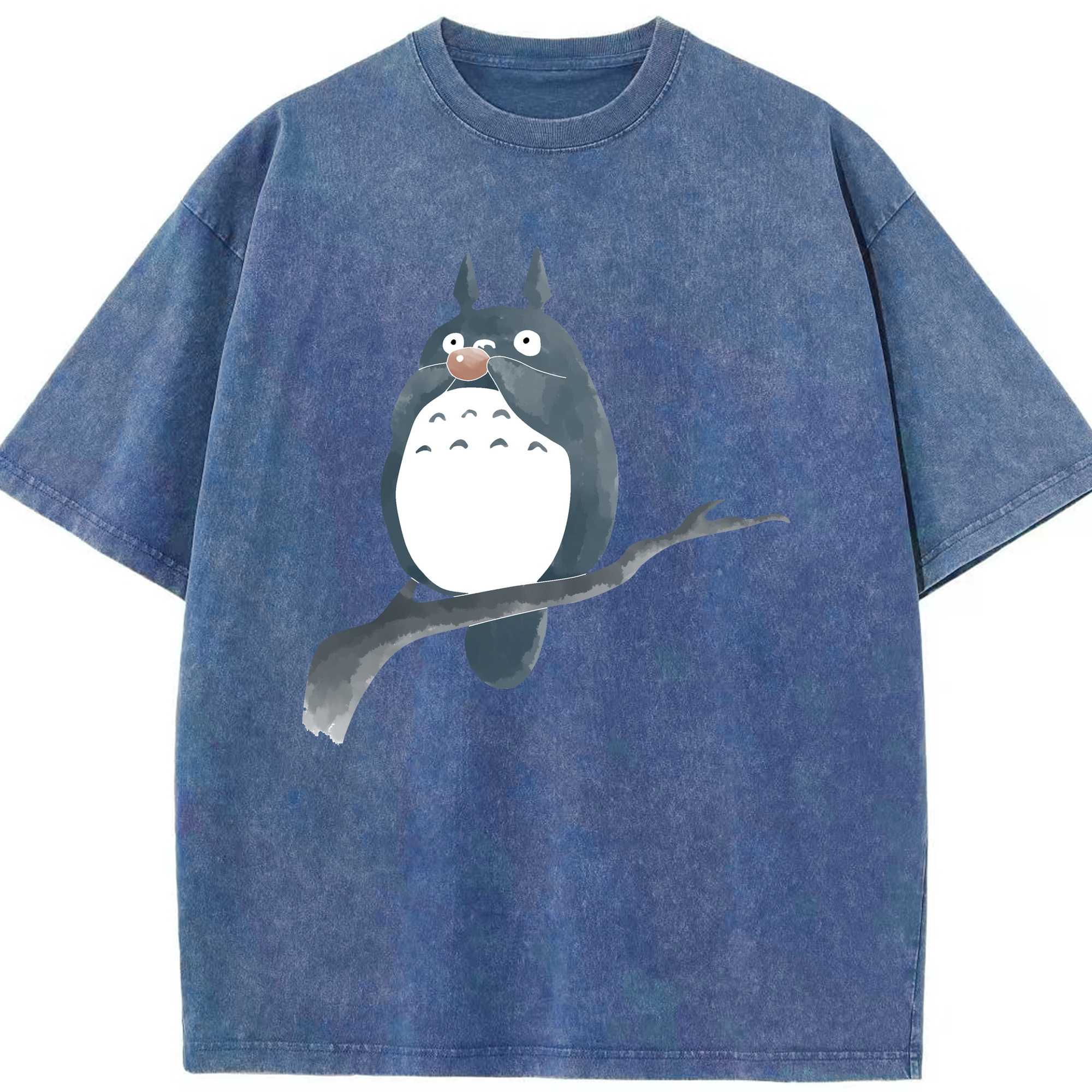 （画像用） となりのトトロ 草壁メイ 草壁サツキ My Neighbor Totoro Satsuki Kusakabe Mei Kusakabe 綿100% ヴィンテージ風 半袖Tシャツ（フロントプリント）