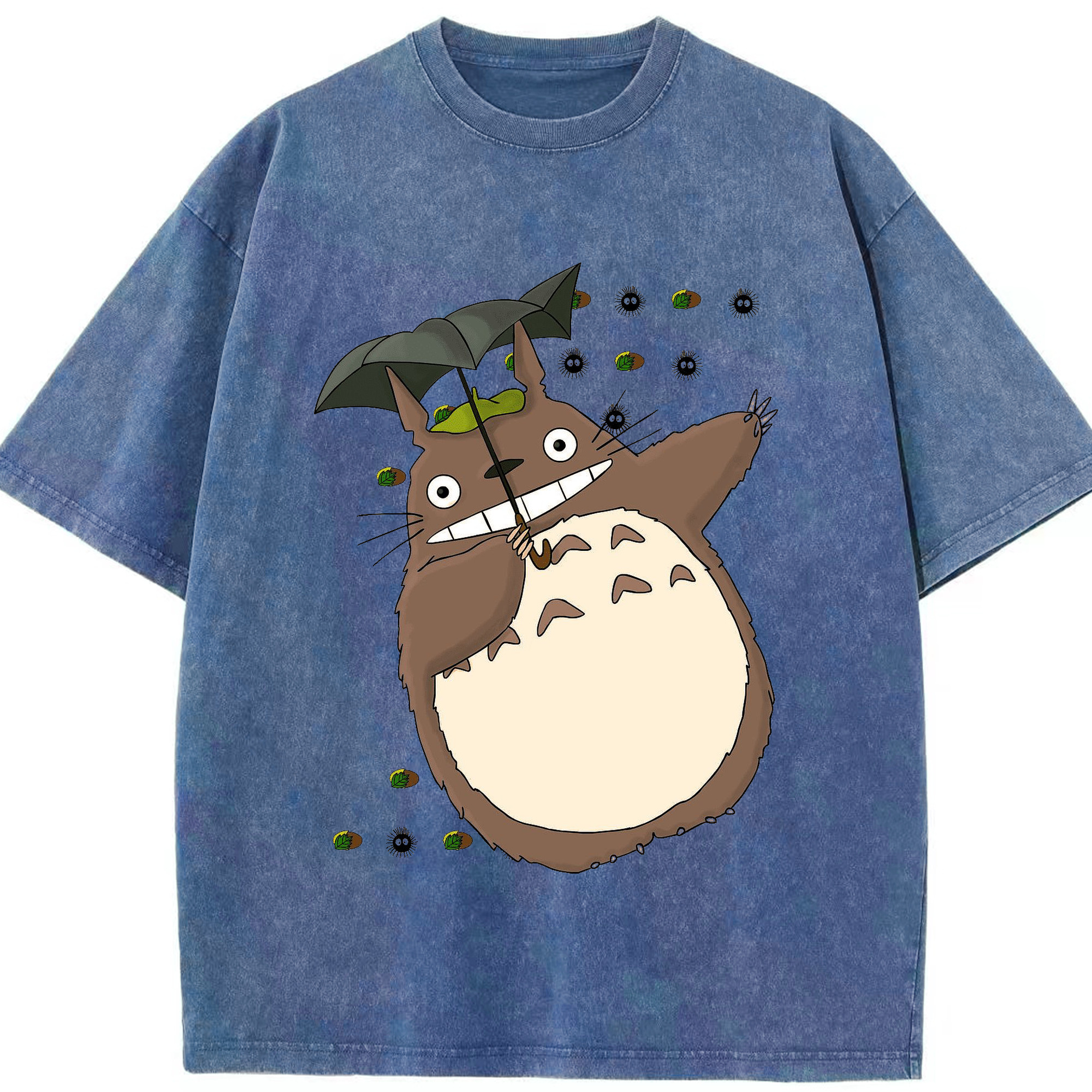 （画像用） となりのトトロ 草壁メイ 草壁サツキ My Neighbor Totoro Satsuki Kusakabe Mei Kusakabe 綿100% ヴィンテージ風 半袖Tシャツ（フロントプリント）