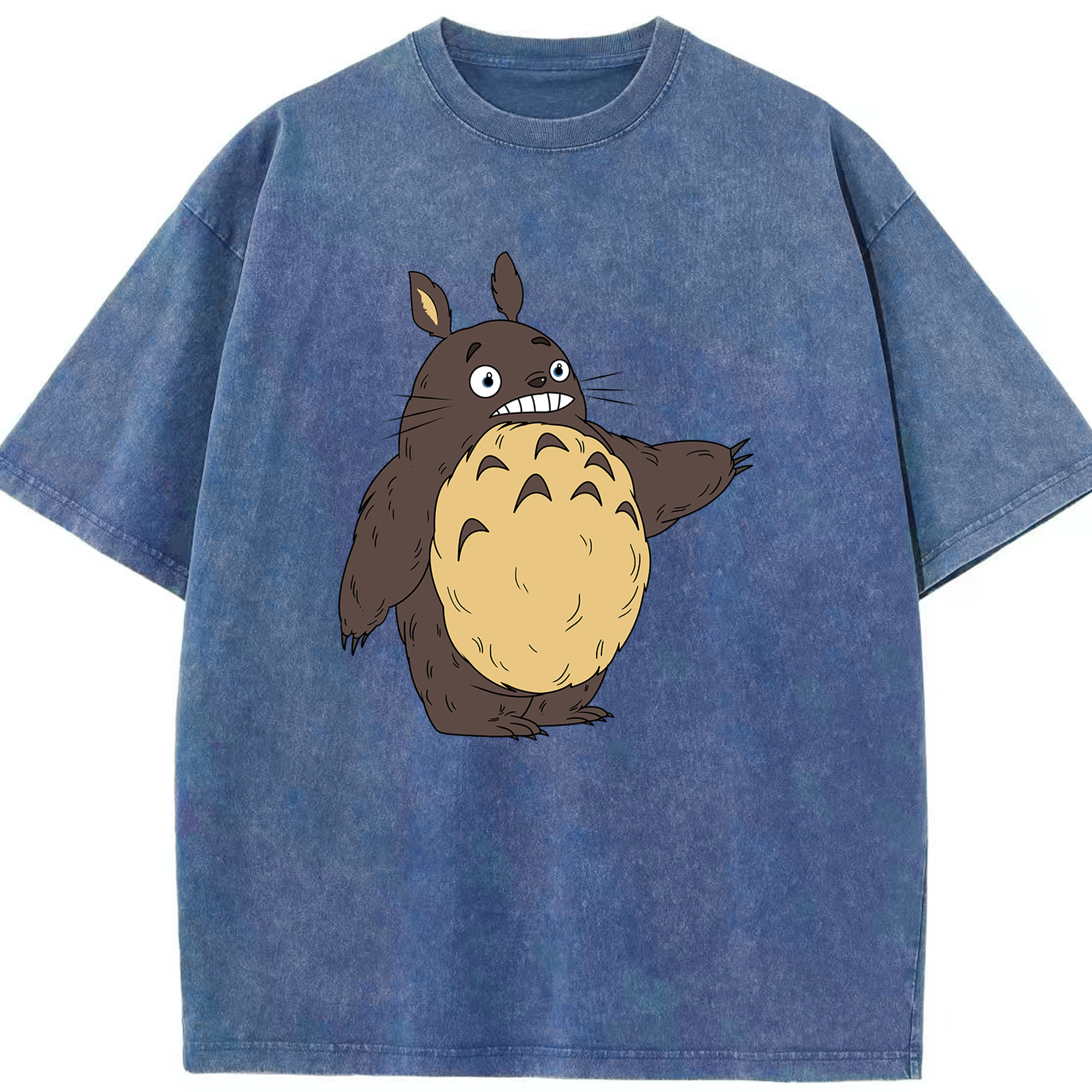 （画像用） となりのトトロ 草壁メイ 草壁サツキ My Neighbor Totoro Satsuki Kusakabe Mei Kusakabe 綿100% ヴィンテージ風 半袖Tシャツ（フロントプリント）