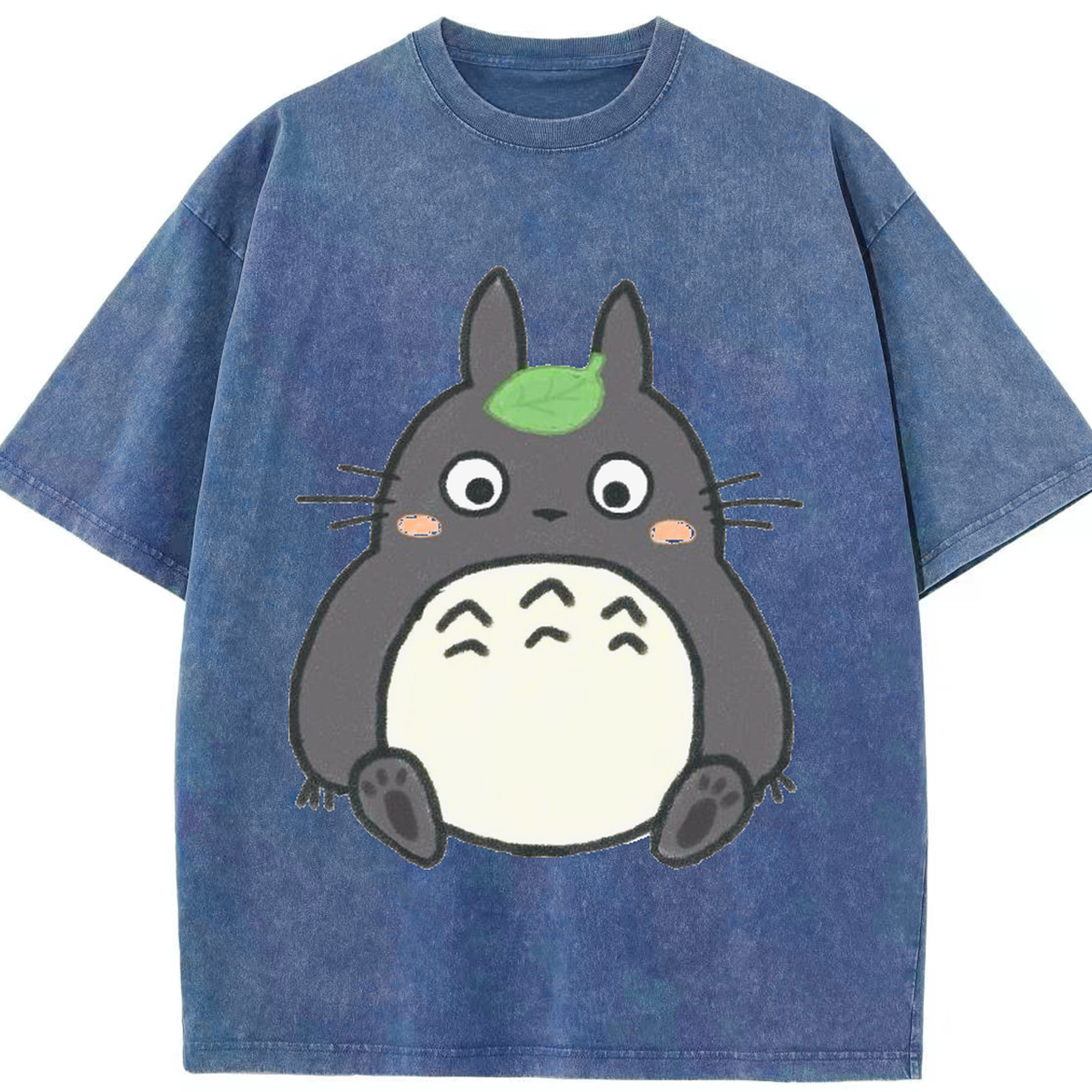 （画像用） となりのトトロ 草壁メイ 草壁サツキ My Neighbor Totoro Satsuki Kusakabe Mei Kusakabe 綿100% ヴィンテージ風 半袖Tシャツ（フロントプリント）