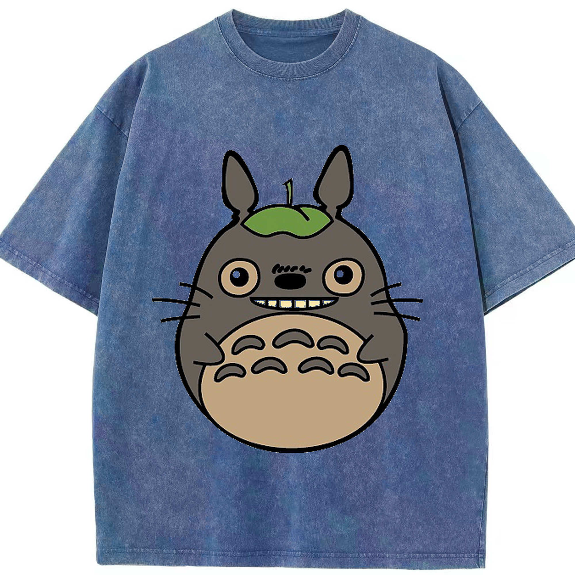 （画像用） となりのトトロ 草壁メイ 草壁サツキ My Neighbor Totoro Satsuki Kusakabe Mei Kusakabe 綿100% ヴィンテージ風 半袖Tシャツ（フロントプリント）