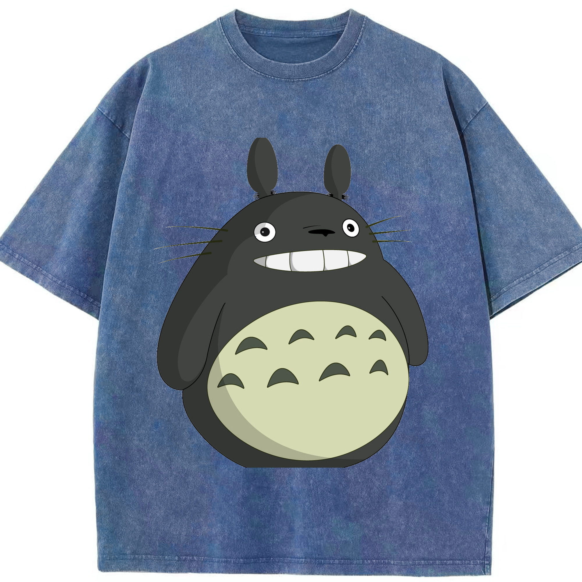 （画像用） となりのトトロ 草壁メイ 草壁サツキ My Neighbor Totoro Satsuki Kusakabe Mei Kusakabe 綿100% ヴィンテージ風 半袖Tシャツ（フロントプリント）
