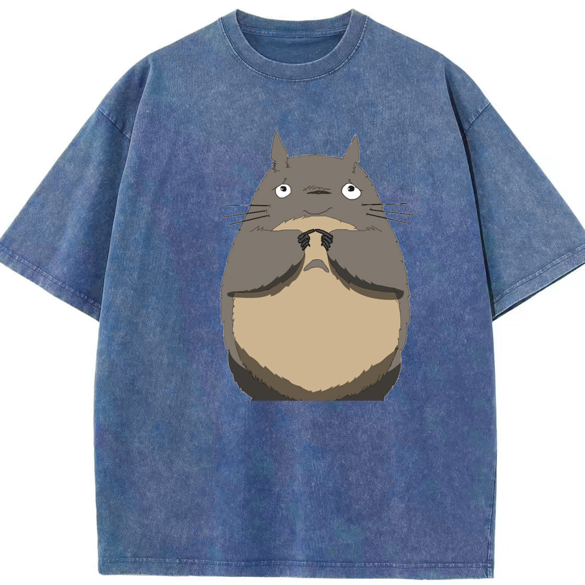 （画像用） となりのトトロ 草壁メイ 草壁サツキ My Neighbor Totoro Satsuki Kusakabe Mei Kusakabe 綿100% ヴィンテージ風 半袖Tシャツ（フロントプリント）