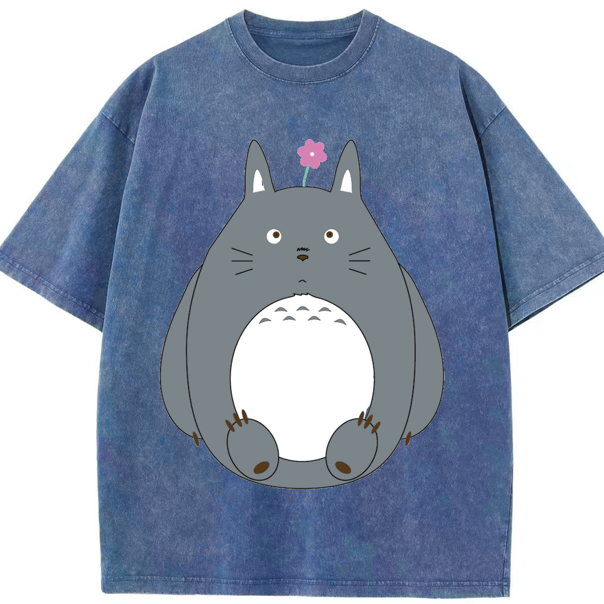 （画像用） となりのトトロ 草壁メイ 草壁サツキ My Neighbor Totoro Satsuki Kusakabe Mei Kusakabe 綿100% ヴィンテージ風 半袖Tシャツ（フロントプリント）