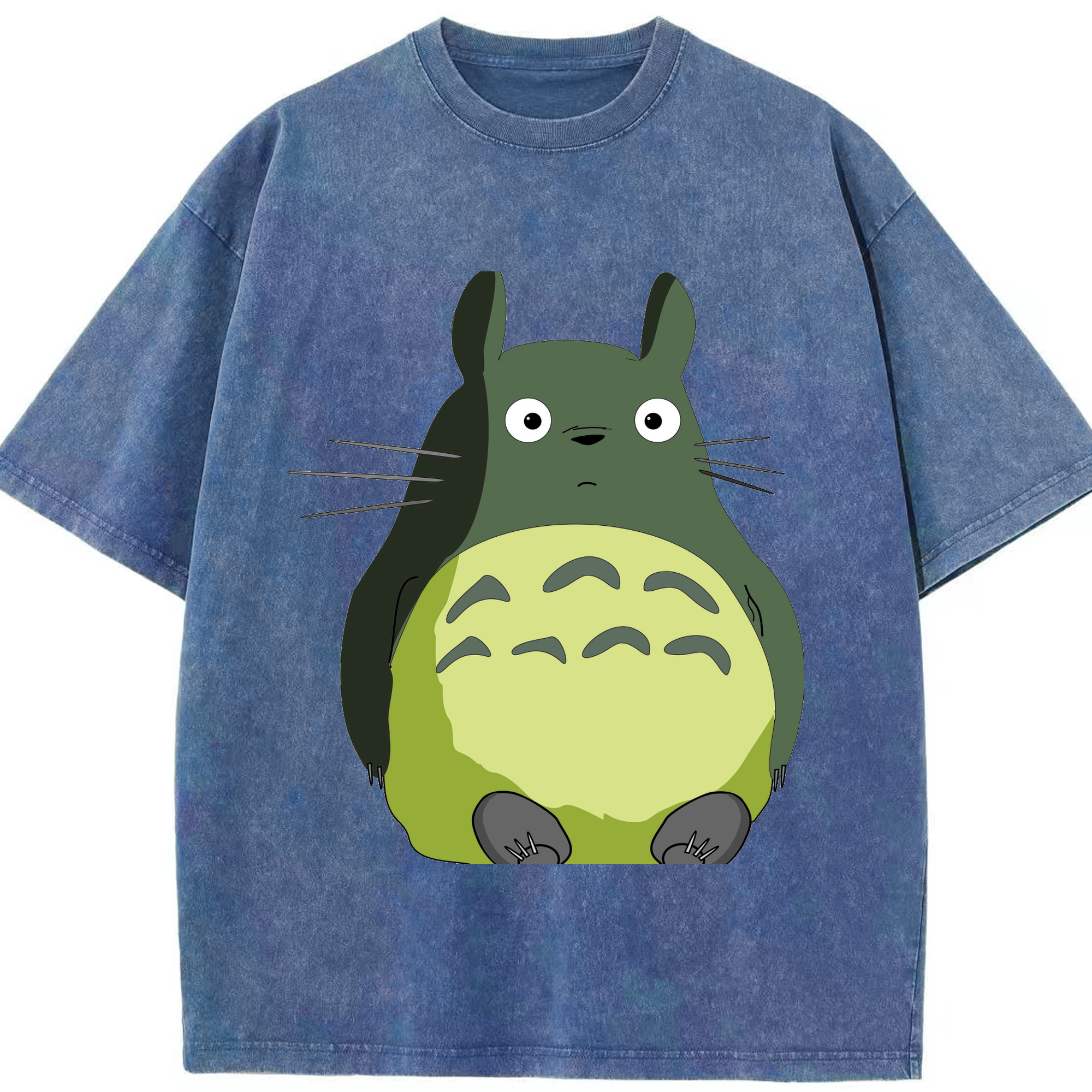 （画像用） となりのトトロ 草壁メイ 草壁サツキ My Neighbor Totoro Satsuki Kusakabe Mei Kusakabe 綿100% ヴィンテージ風 半袖Tシャツ（フロントプリント）