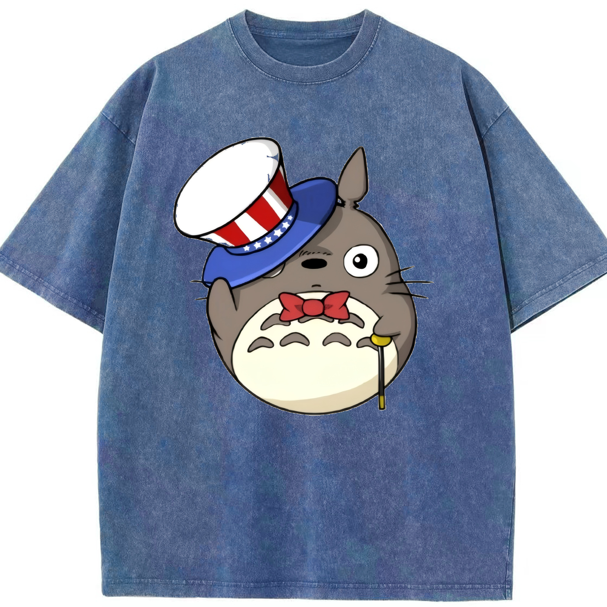 （画像用） となりのトトロ 草壁メイ 草壁サツキ My Neighbor Totoro Satsuki Kusakabe Mei Kusakabe 綿100% ヴィンテージ風 半袖Tシャツ（フロントプリント）