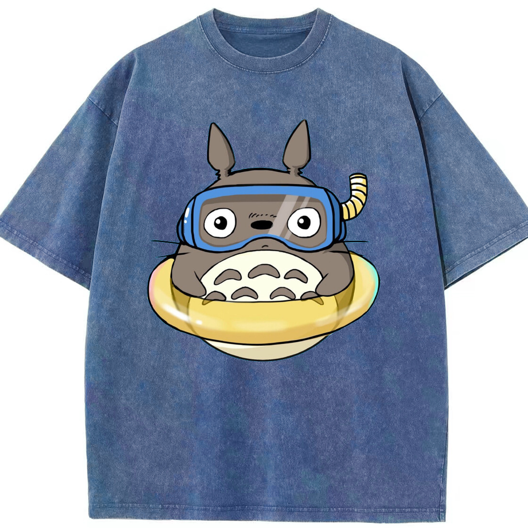 （画像用） となりのトトロ 草壁メイ 草壁サツキ My Neighbor Totoro Satsuki Kusakabe Mei Kusakabe 綿100% ヴィンテージ風 半袖Tシャツ（フロントプリント）