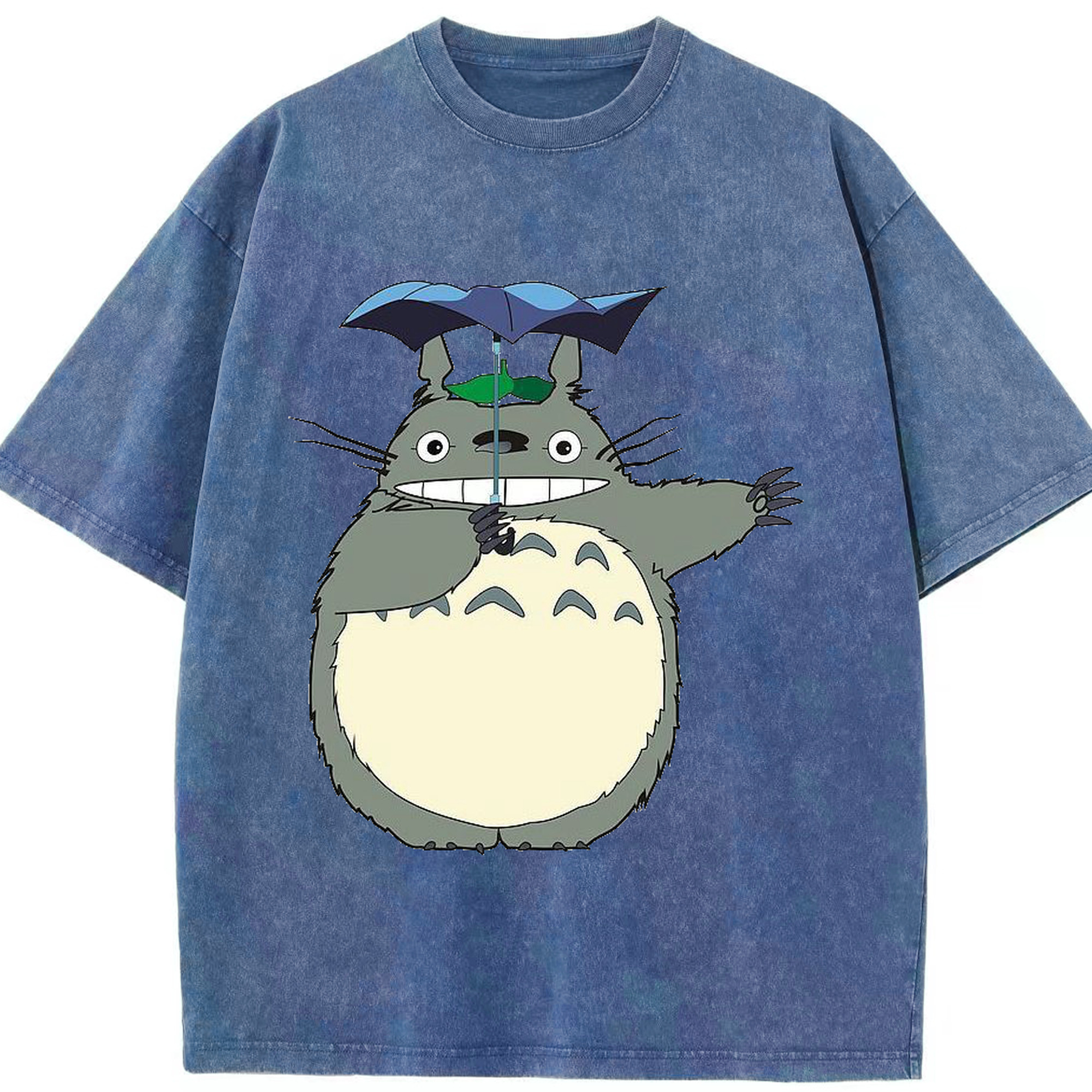 （画像用） となりのトトロ 草壁メイ 草壁サツキ My Neighbor Totoro Satsuki Kusakabe Mei Kusakabe 綿100% ヴィンテージ風 半袖Tシャツ（フロントプリント）