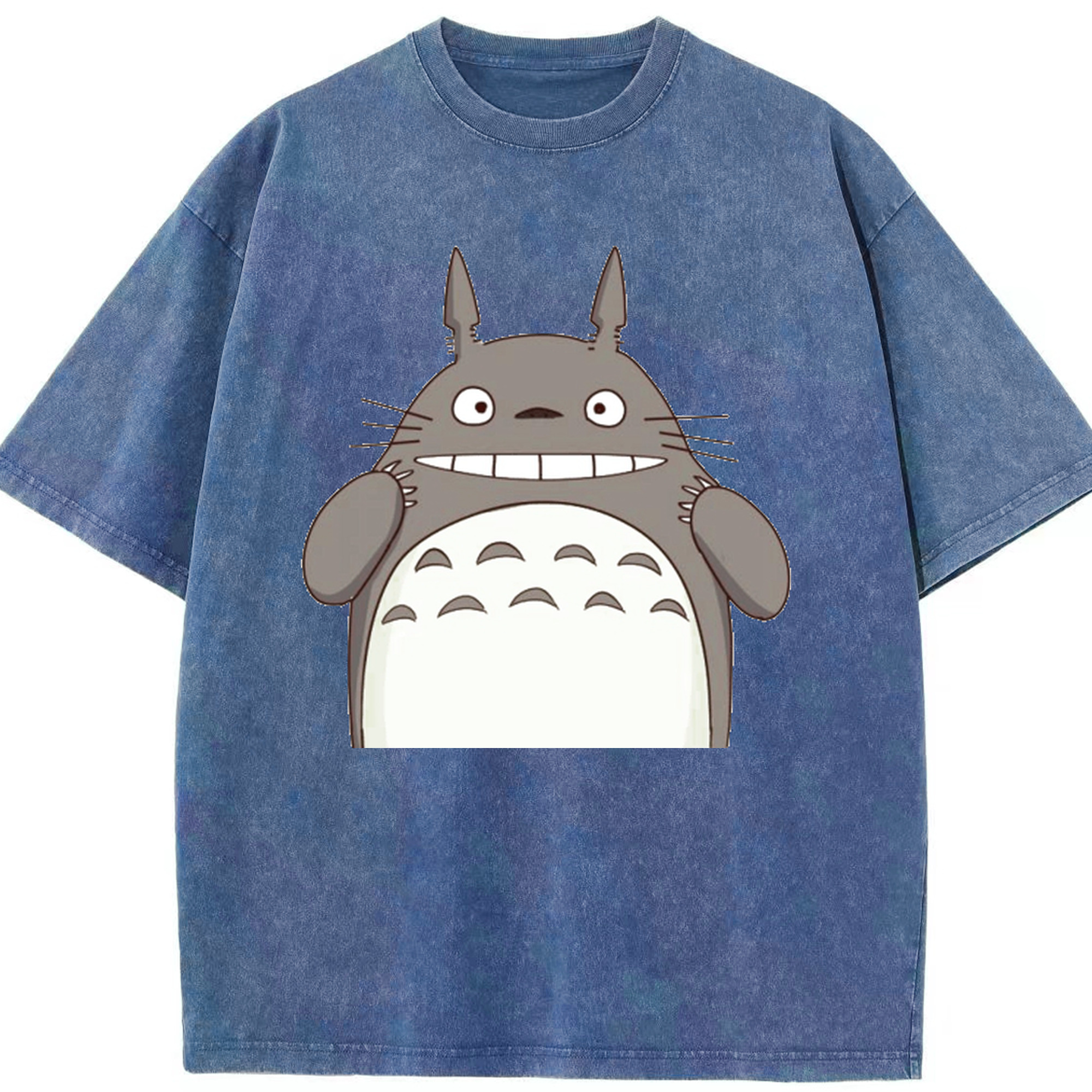 （画像用） となりのトトロ 草壁メイ 草壁サツキ My Neighbor Totoro Satsuki Kusakabe Mei Kusakabe 綿100% ヴィンテージ風 半袖Tシャツ（フロントプリント）