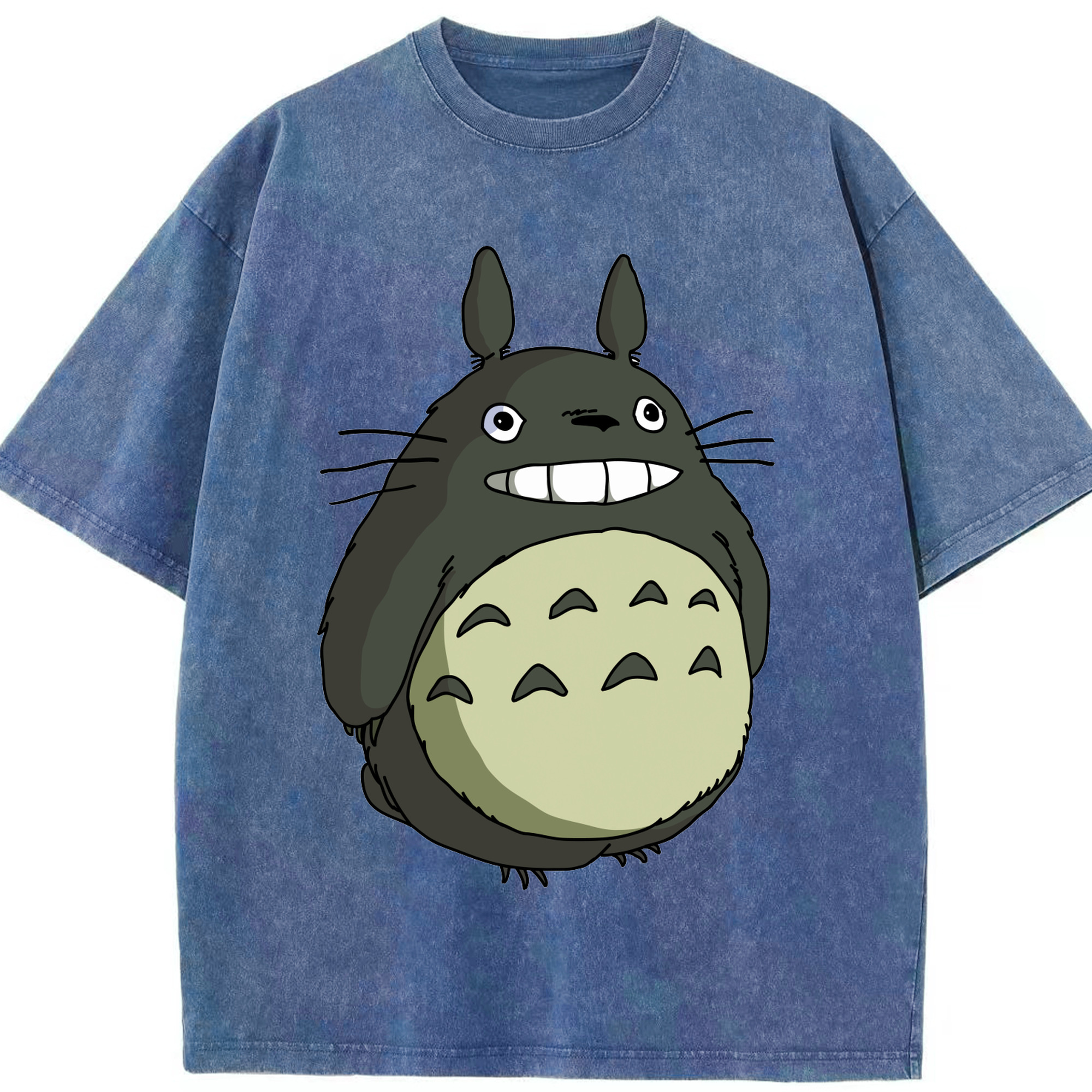 （画像用） となりのトトロ 草壁メイ 草壁サツキ My Neighbor Totoro Satsuki Kusakabe Mei Kusakabe 綿100% ヴィンテージ風 半袖Tシャツ（フロントプリント）