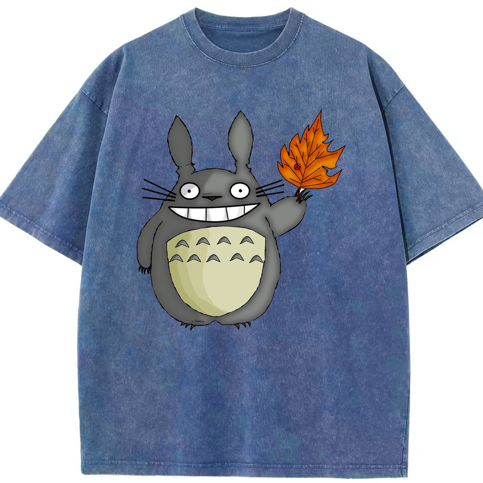 （画像用） となりのトトロ 草壁メイ 草壁サツキ My Neighbor Totoro Satsuki Kusakabe Mei Kusakabe 綿100% ヴィンテージ風 半袖Tシャツ（フロントプリント）