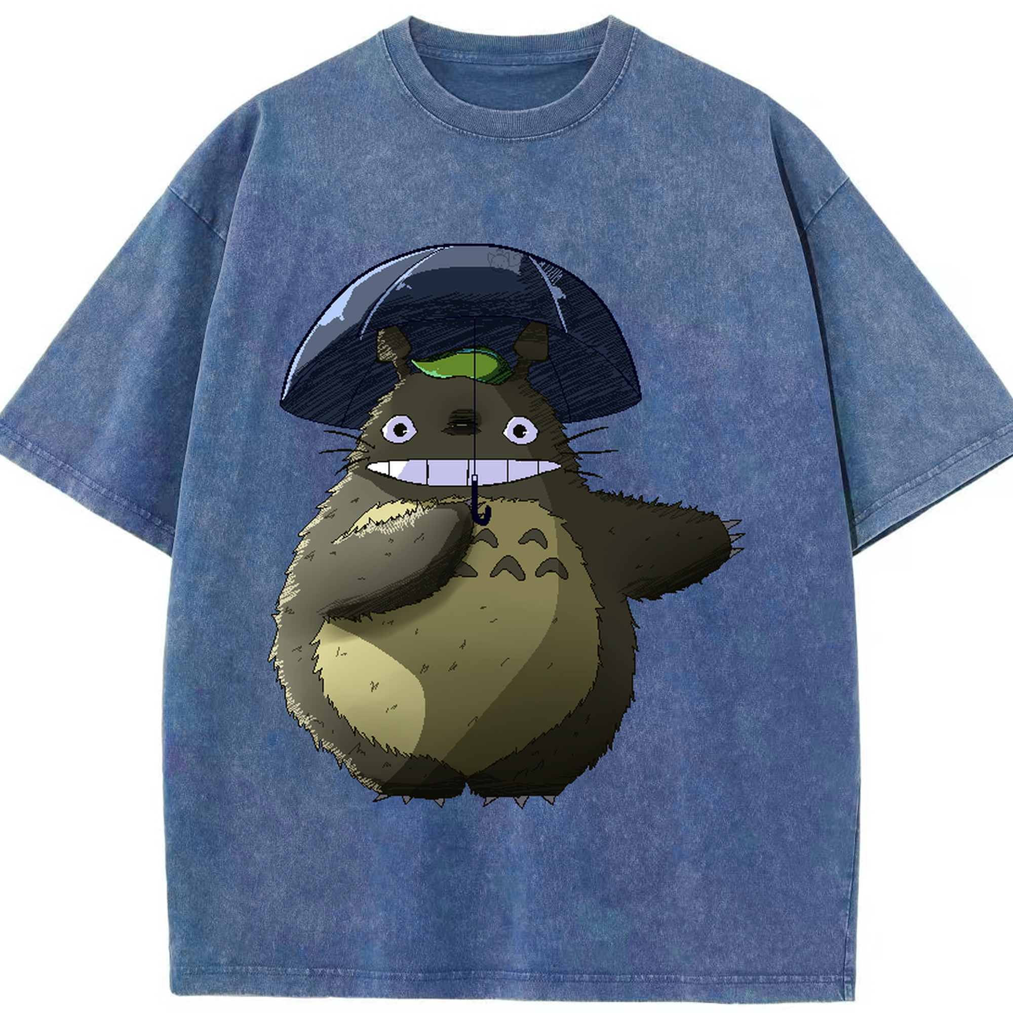 （画像用） となりのトトロ 草壁メイ 草壁サツキ My Neighbor Totoro Satsuki Kusakabe Mei Kusakabe 綿100% ヴィンテージ風 半袖Tシャツ（フロントプリント）