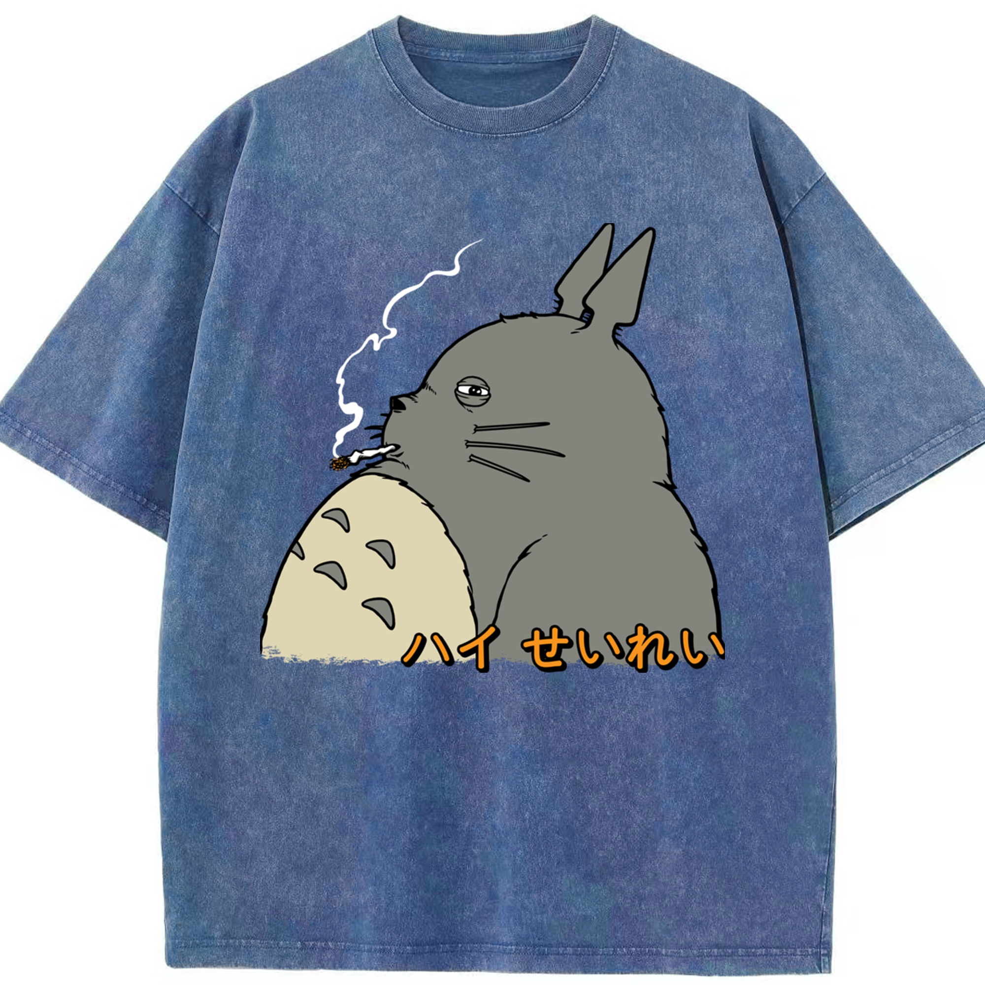 （画像用） となりのトトロ 草壁メイ 草壁サツキ My Neighbor Totoro Satsuki Kusakabe Mei Kusakabe 綿100% ヴィンテージ風 半袖Tシャツ（フロントプリント）