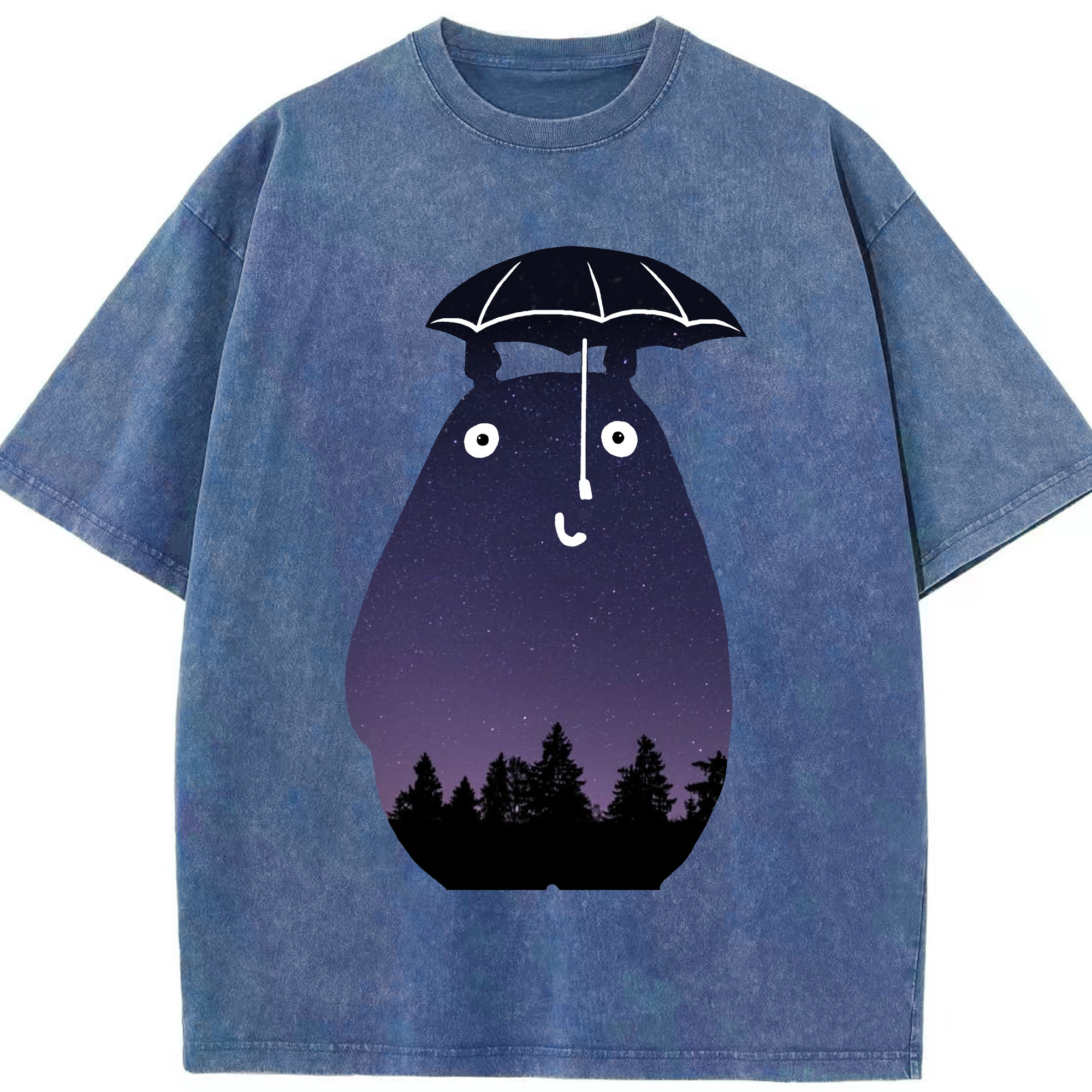 （画像用） となりのトトロ 草壁メイ 草壁サツキ My Neighbor Totoro Satsuki Kusakabe Mei Kusakabe 綿100% ヴィンテージ風 半袖Tシャツ（フロントプリント）