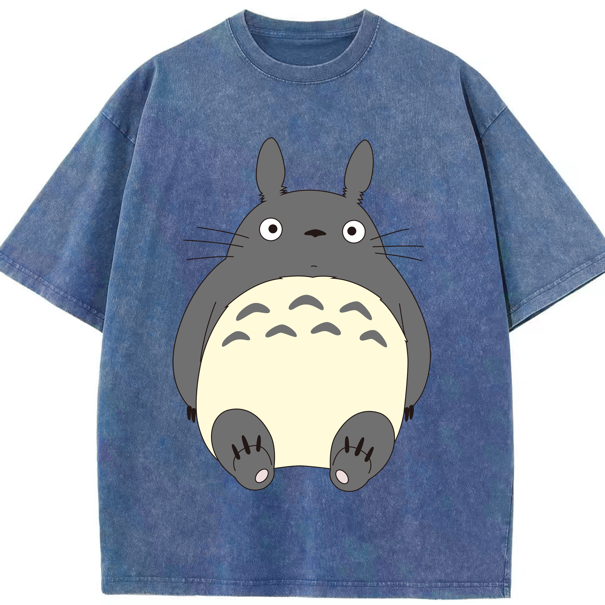 （画像用） となりのトトロ 草壁メイ 草壁サツキ My Neighbor Totoro Satsuki Kusakabe Mei Kusakabe 綿100% ヴィンテージ風 半袖Tシャツ（フロントプリント）