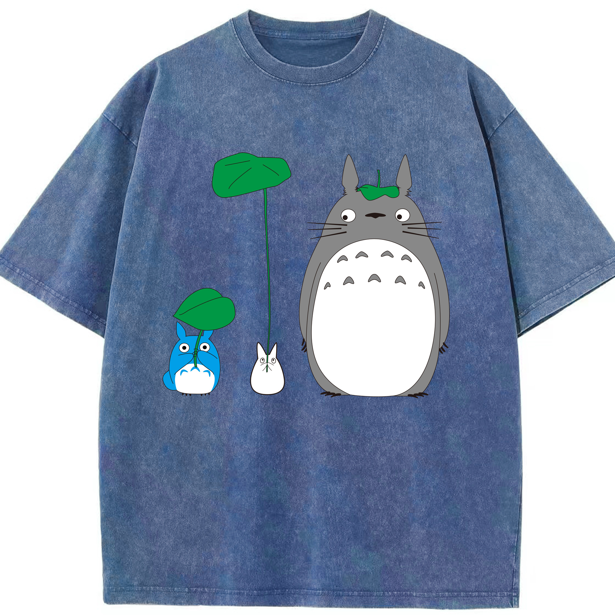 （画像用） となりのトトロ 草壁メイ 草壁サツキ My Neighbor Totoro Satsuki Kusakabe Mei Kusakabe 綿100% ヴィンテージ風 半袖Tシャツ（フロントプリント）