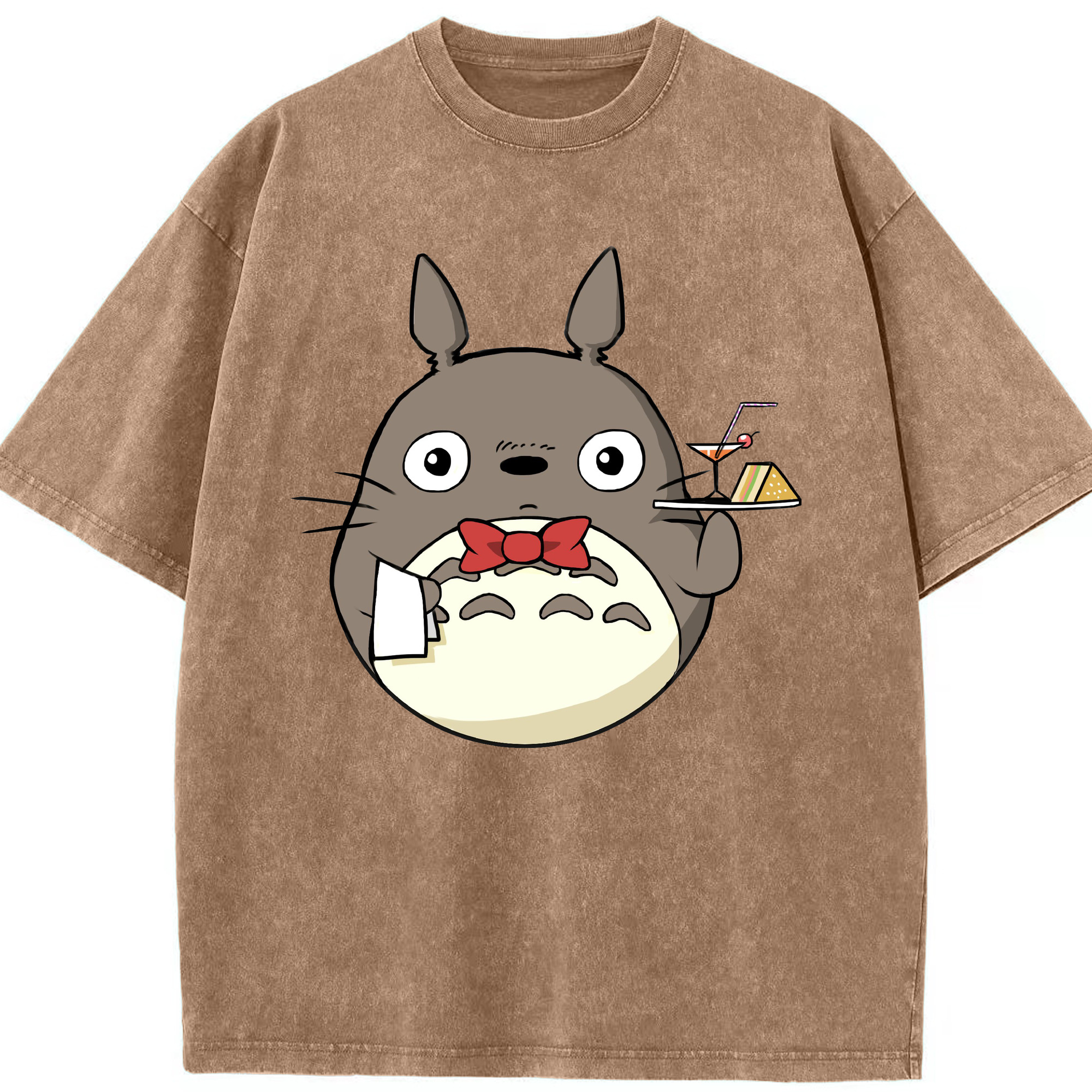 （画像用） となりのトトロ 草壁メイ 草壁サツキ My Neighbor Totoro Satsuki Kusakabe Mei Kusakabe 綿100% ヴィンテージ風 半袖Tシャツ（フロントプリント）