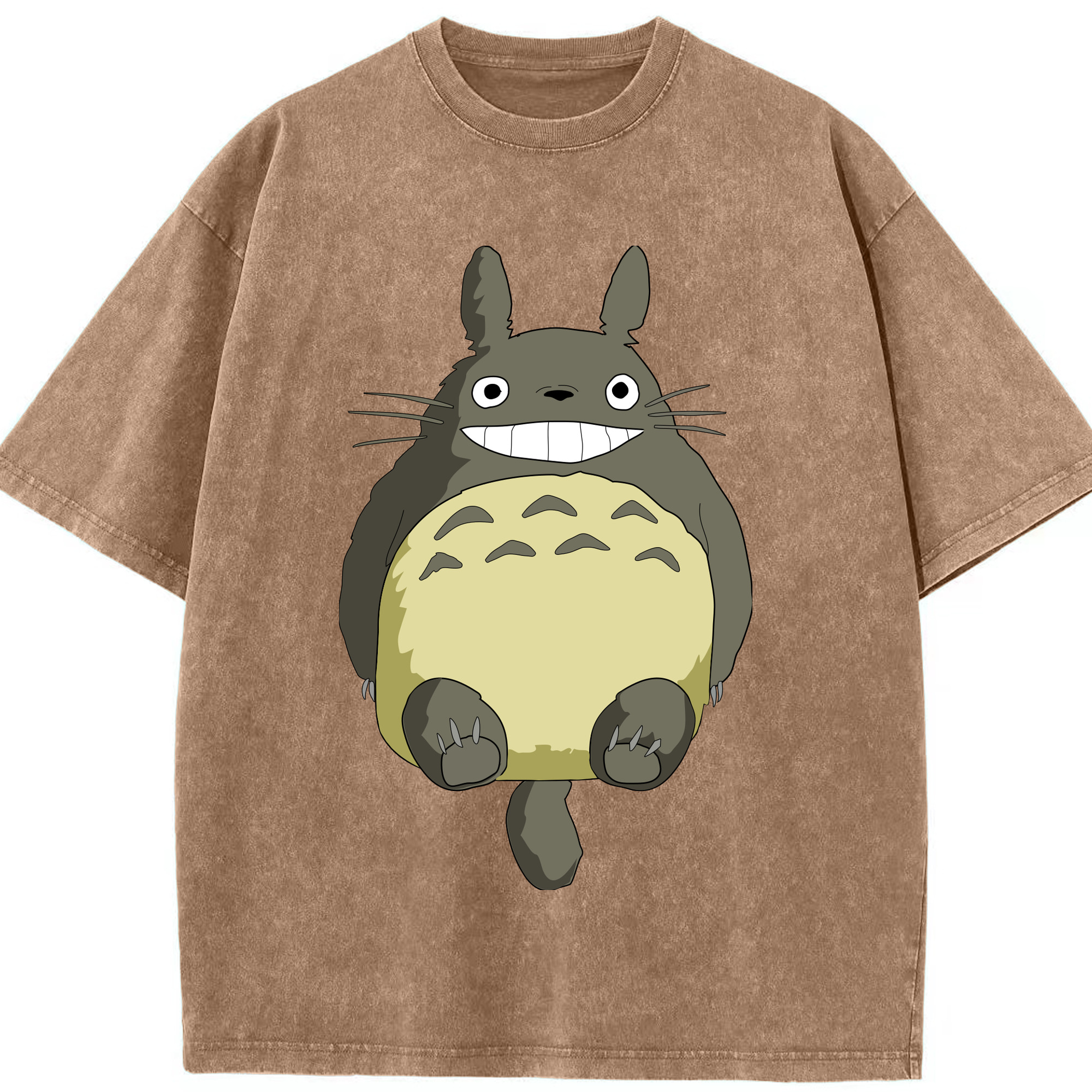 （画像用） となりのトトロ 草壁メイ 草壁サツキ My Neighbor Totoro Satsuki Kusakabe Mei Kusakabe 綿100% ヴィンテージ風 半袖Tシャツ（フロントプリント）