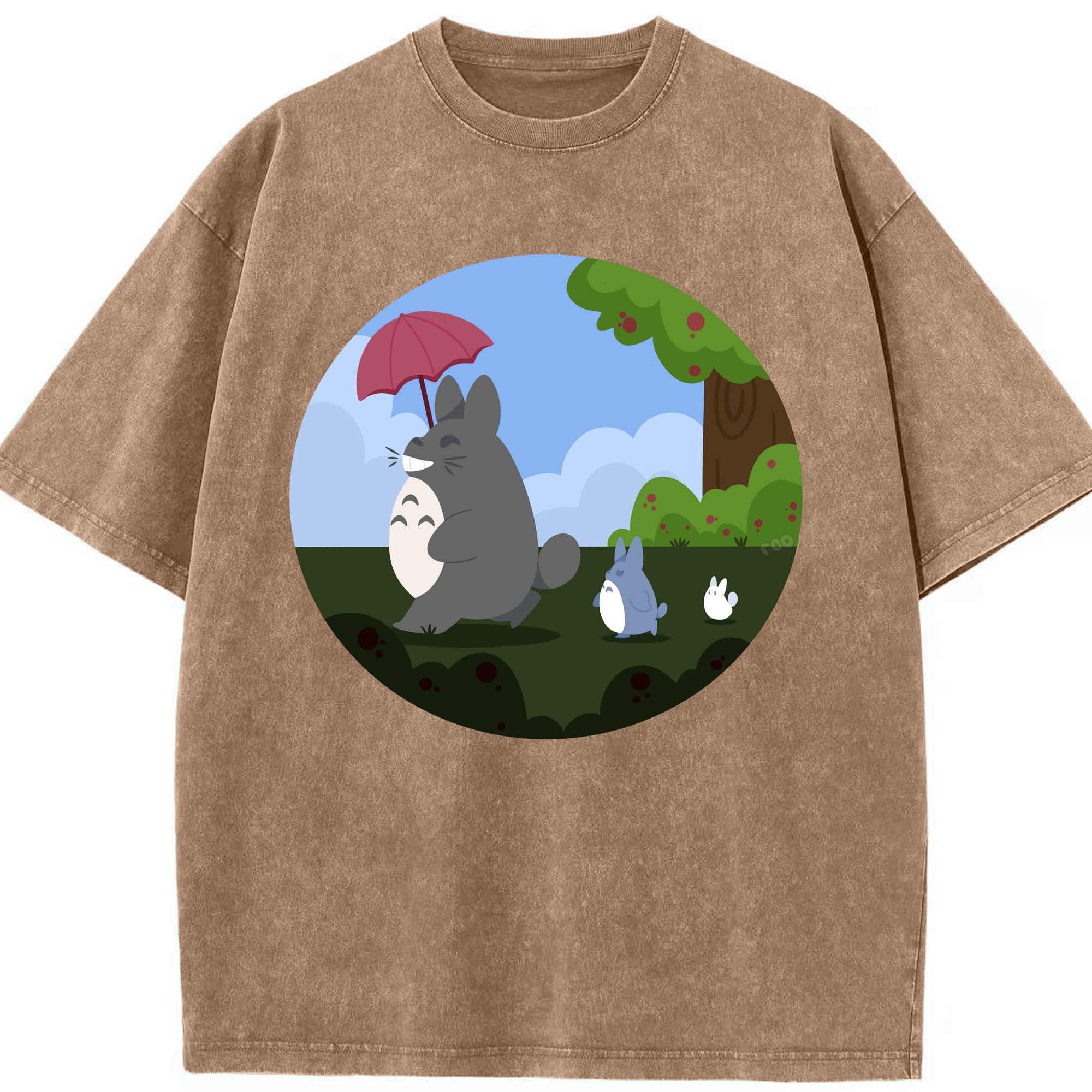 （画像用） となりのトトロ 草壁メイ 草壁サツキ My Neighbor Totoro Satsuki Kusakabe Mei Kusakabe 綿100% ヴィンテージ風 半袖Tシャツ（フロントプリント）