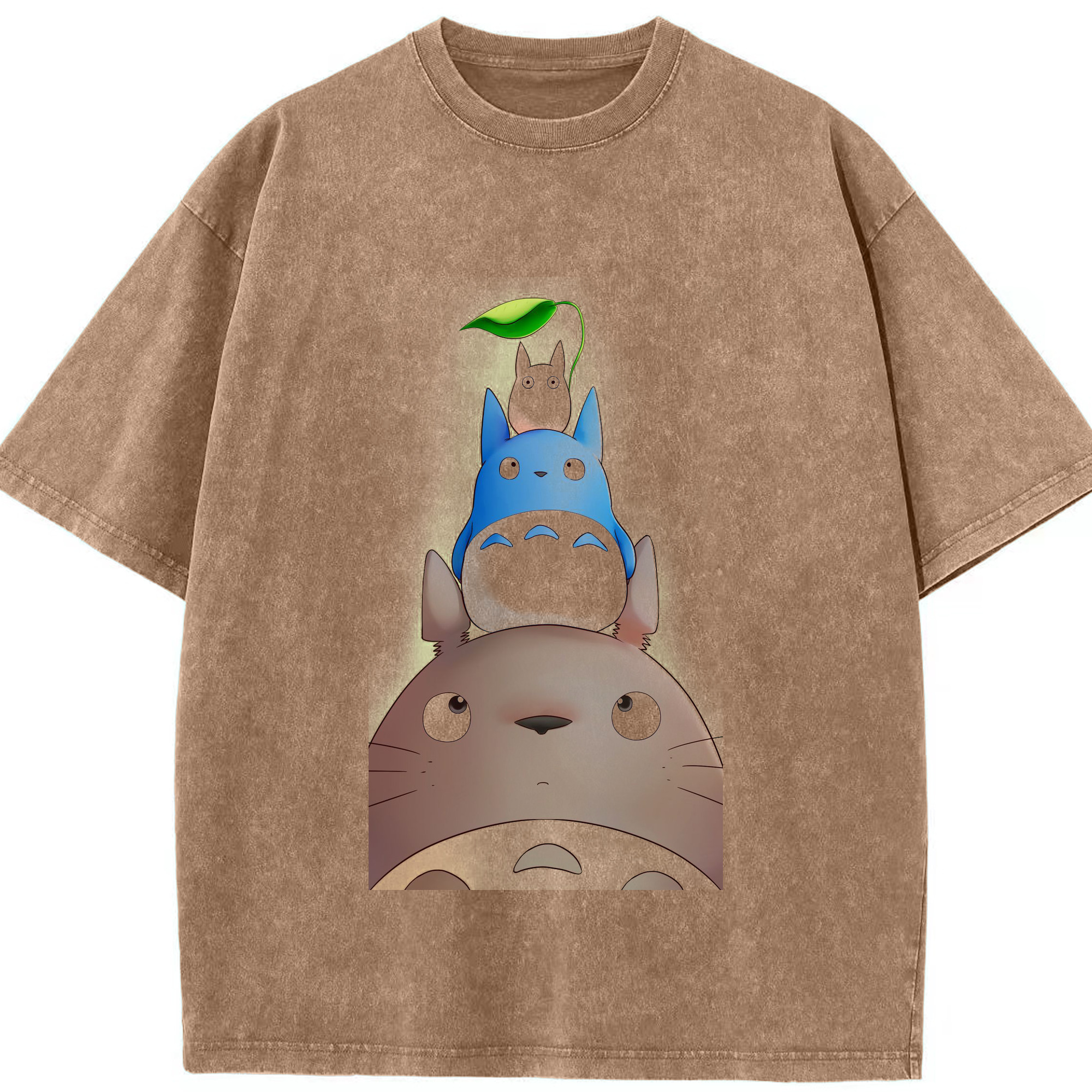 （画像用） となりのトトロ 草壁メイ 草壁サツキ My Neighbor Totoro Satsuki Kusakabe Mei Kusakabe 綿100% ヴィンテージ風 半袖Tシャツ（フロントプリント）