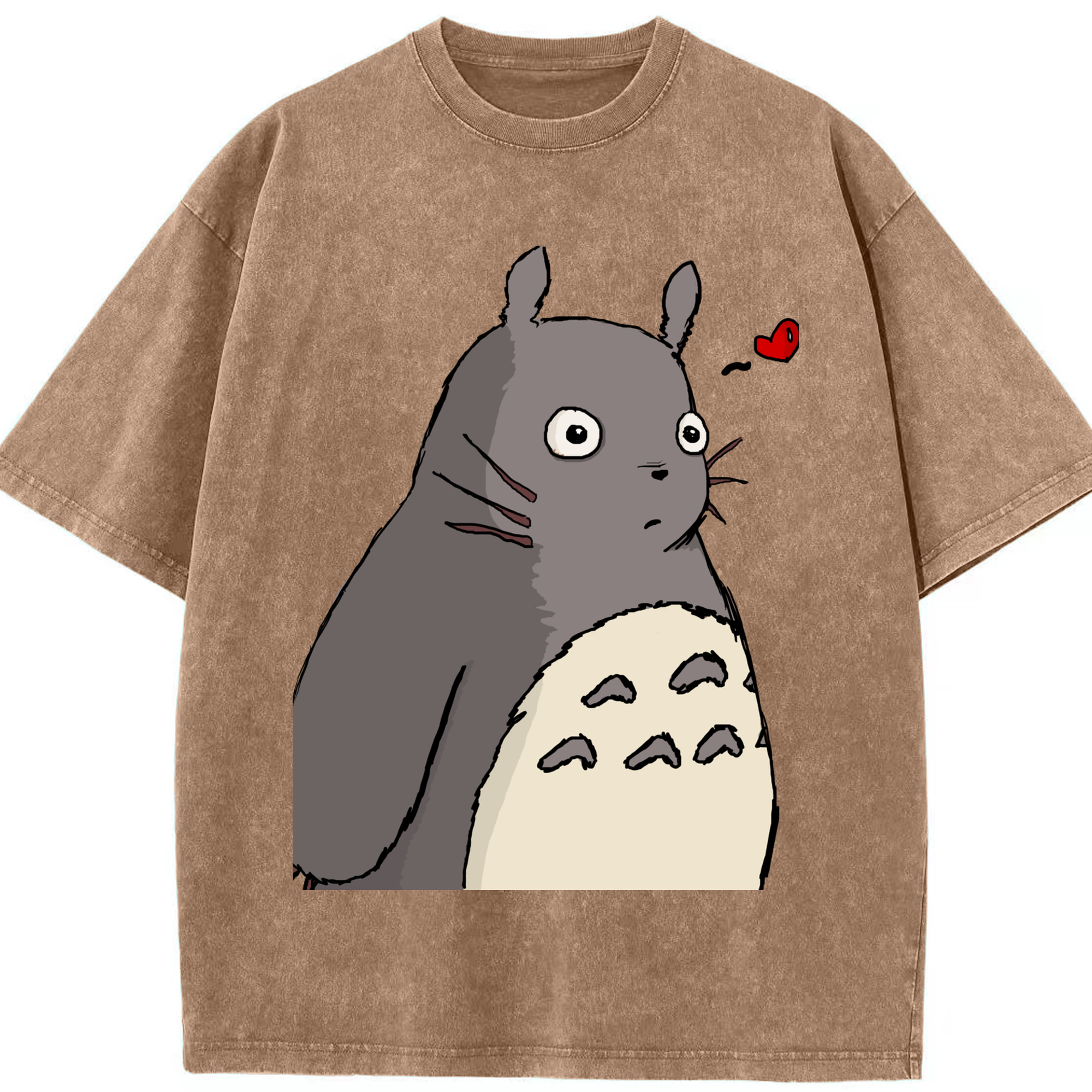 （画像用） となりのトトロ 草壁メイ 草壁サツキ My Neighbor Totoro Satsuki Kusakabe Mei Kusakabe 綿100% ヴィンテージ風 半袖Tシャツ（フロントプリント）