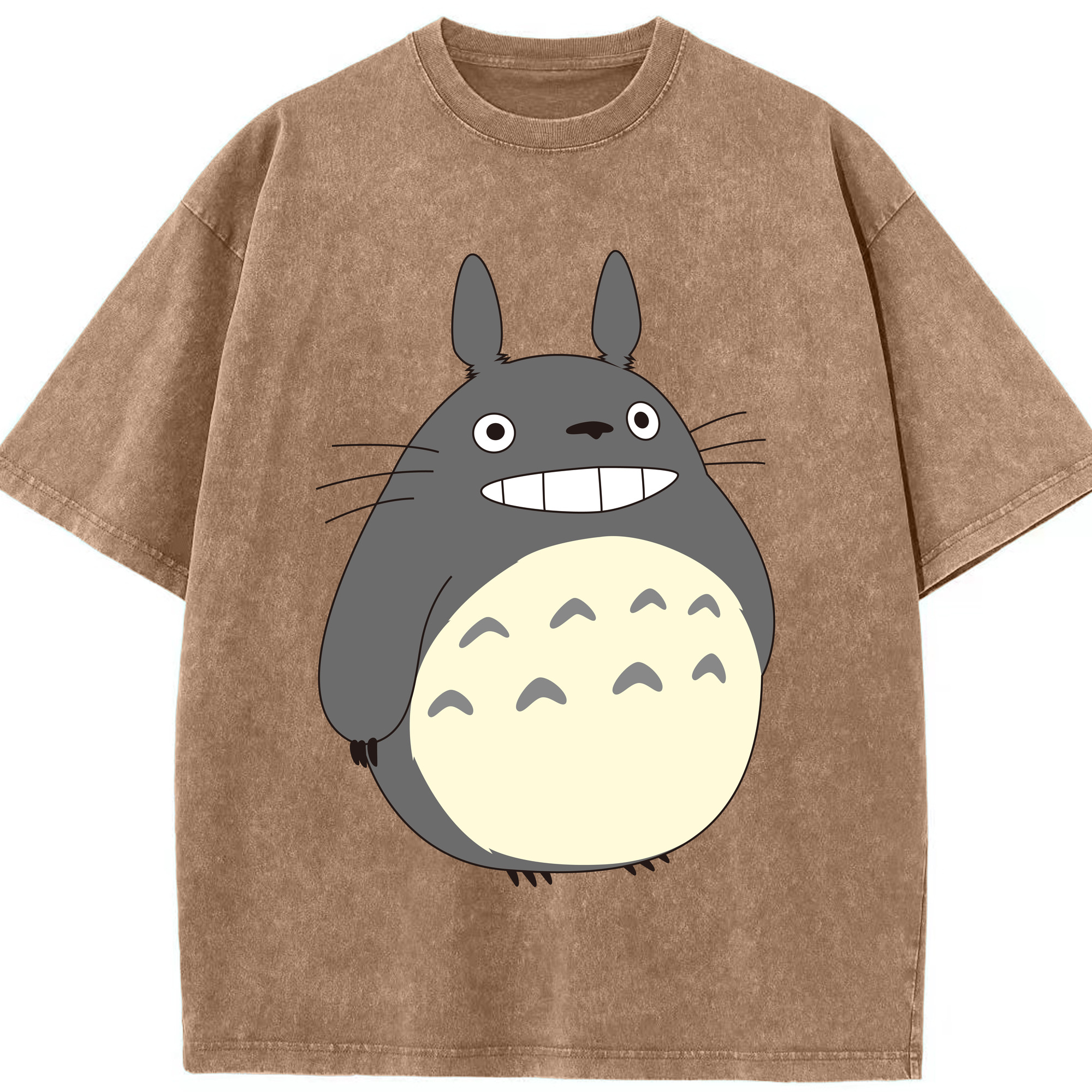（画像用） となりのトトロ 草壁メイ 草壁サツキ My Neighbor Totoro Satsuki Kusakabe Mei Kusakabe 綿100% ヴィンテージ風 半袖Tシャツ（フロントプリント）