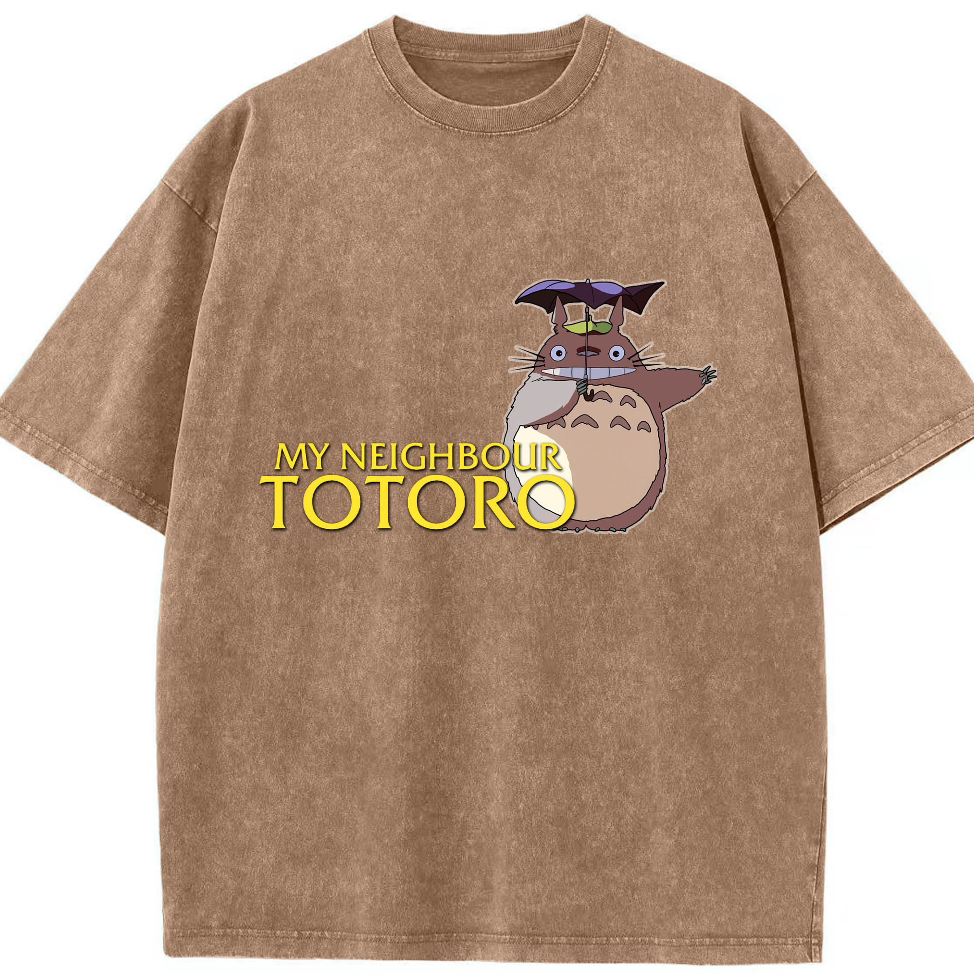 （画像用） となりのトトロ 草壁メイ 草壁サツキ My Neighbor Totoro Satsuki Kusakabe Mei Kusakabe 綿100% ヴィンテージ風 半袖Tシャツ（フロントプリント）