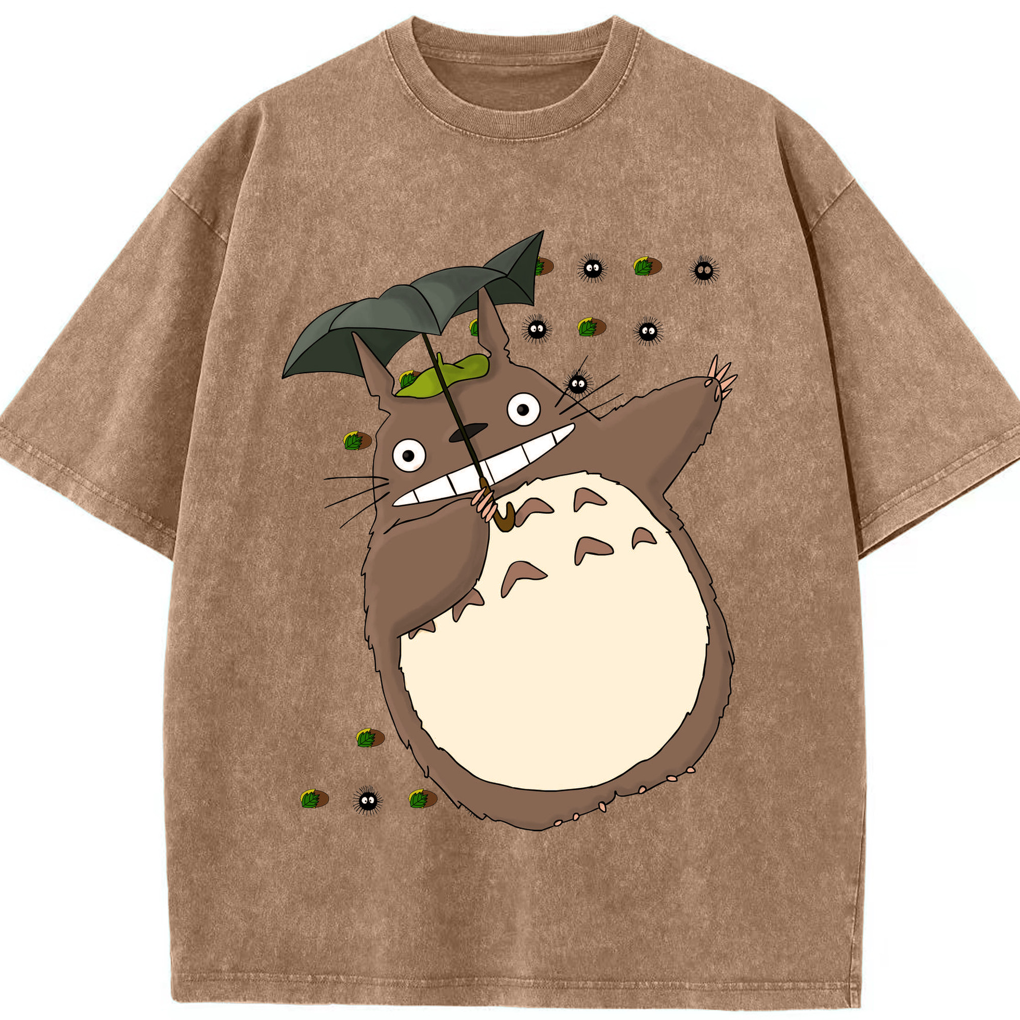 （画像用） となりのトトロ 草壁メイ 草壁サツキ My Neighbor Totoro Satsuki Kusakabe Mei Kusakabe 綿100% ヴィンテージ風 半袖Tシャツ（フロントプリント）