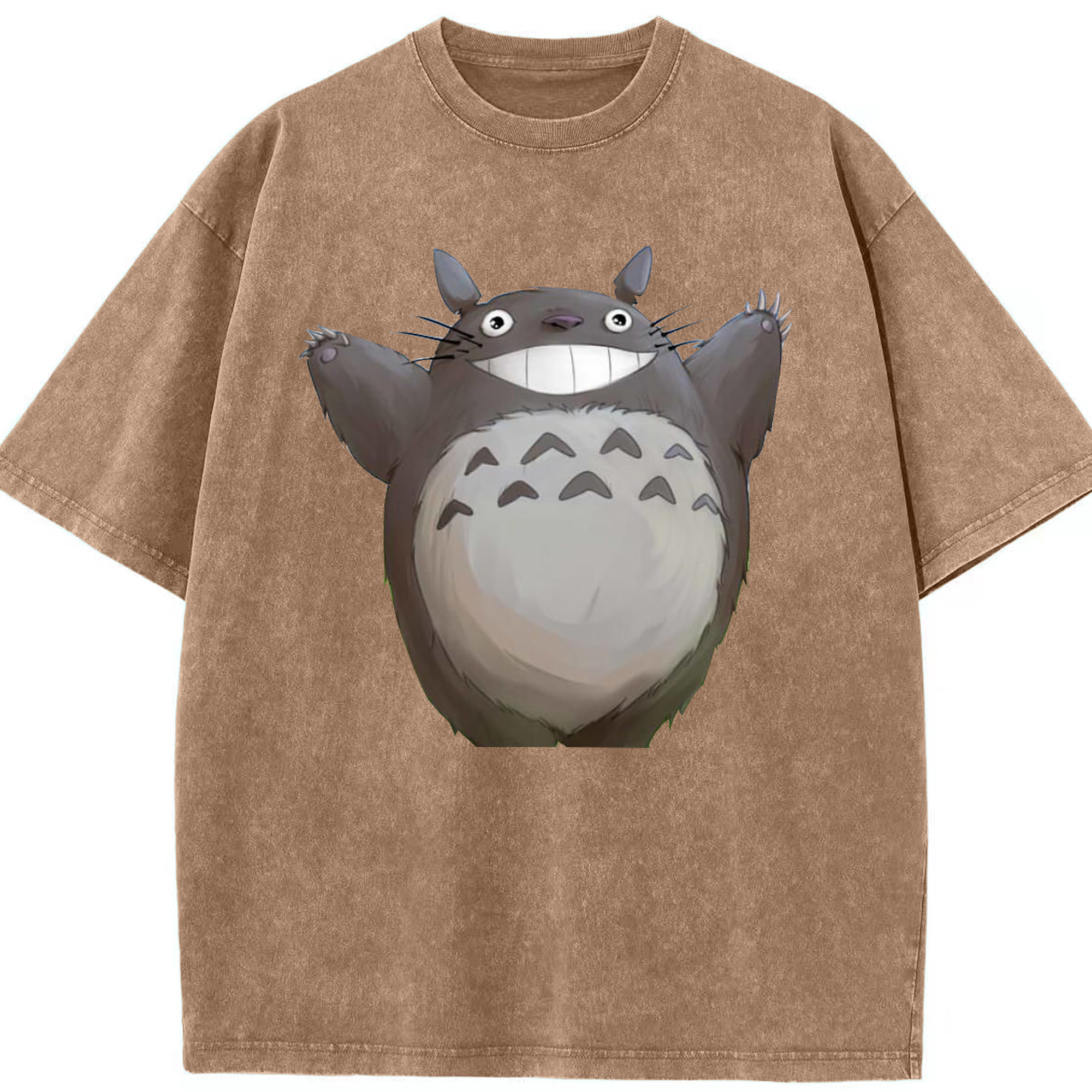 （画像用） となりのトトロ 草壁メイ 草壁サツキ My Neighbor Totoro Satsuki Kusakabe Mei Kusakabe 綿100% ヴィンテージ風 半袖Tシャツ（フロントプリント）