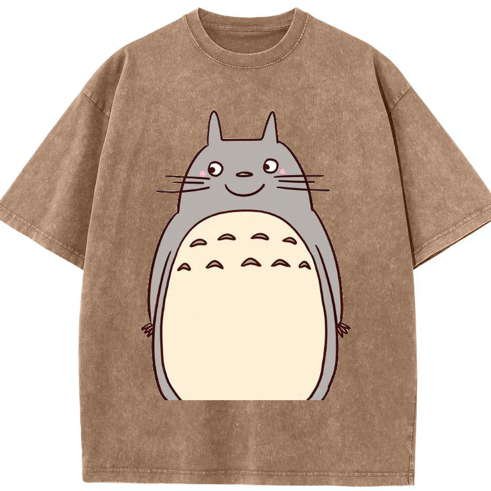 （画像用） となりのトトロ 草壁メイ 草壁サツキ My Neighbor Totoro Satsuki Kusakabe Mei Kusakabe 綿100% ヴィンテージ風 半袖Tシャツ（フロントプリント）