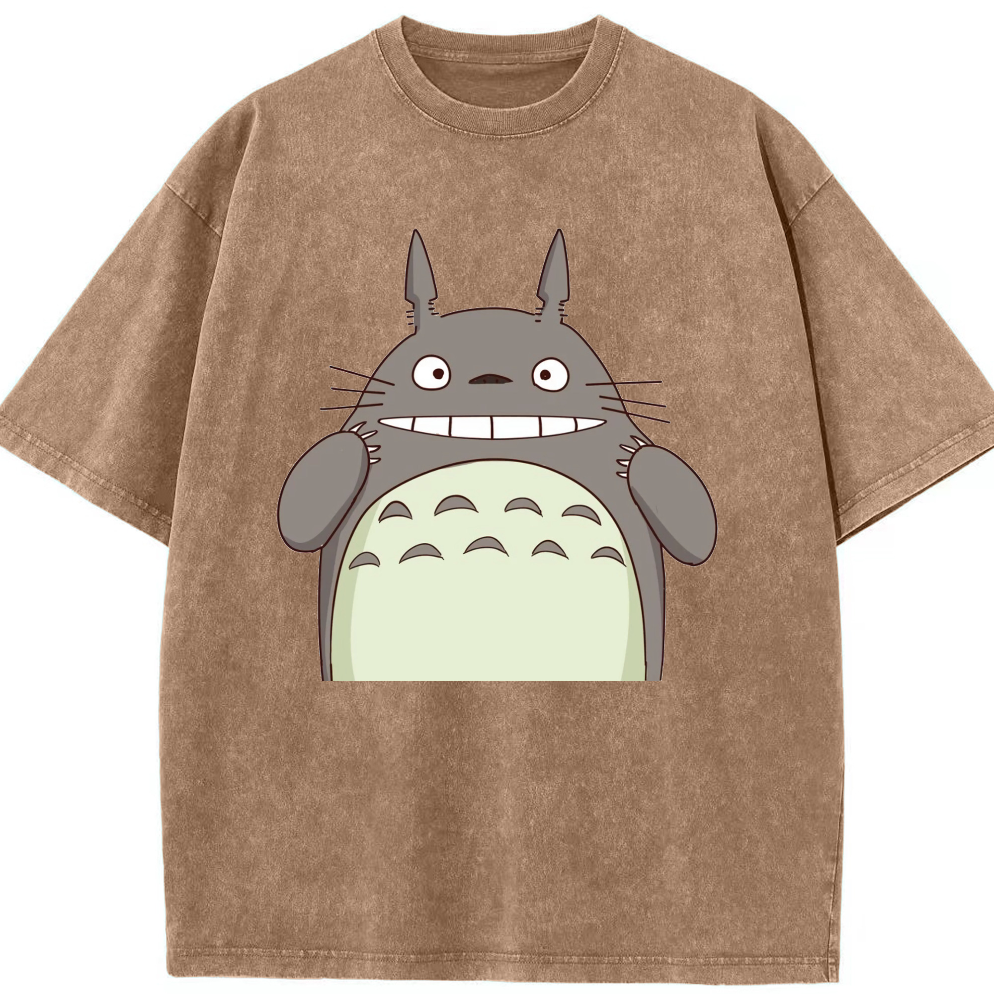 （画像用） となりのトトロ 草壁メイ 草壁サツキ My Neighbor Totoro Satsuki Kusakabe Mei Kusakabe 綿100% ヴィンテージ風 半袖Tシャツ（フロントプリント）