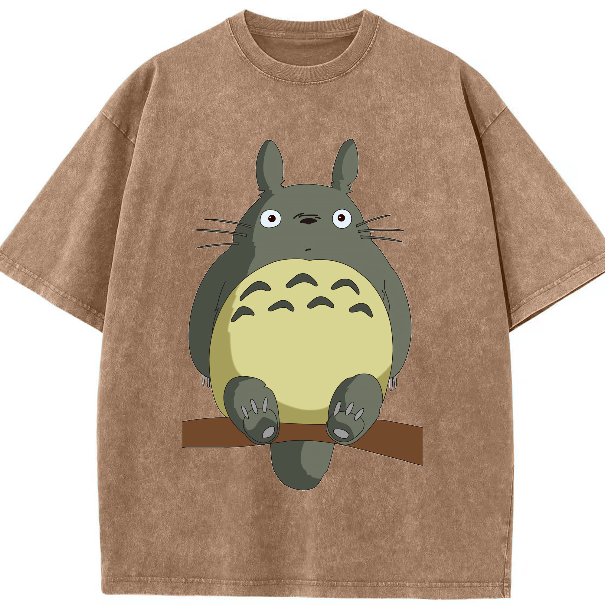 （画像用） となりのトトロ 草壁メイ 草壁サツキ My Neighbor Totoro Satsuki Kusakabe Mei Kusakabe 綿100% ヴィンテージ風 半袖Tシャツ（フロントプリント）