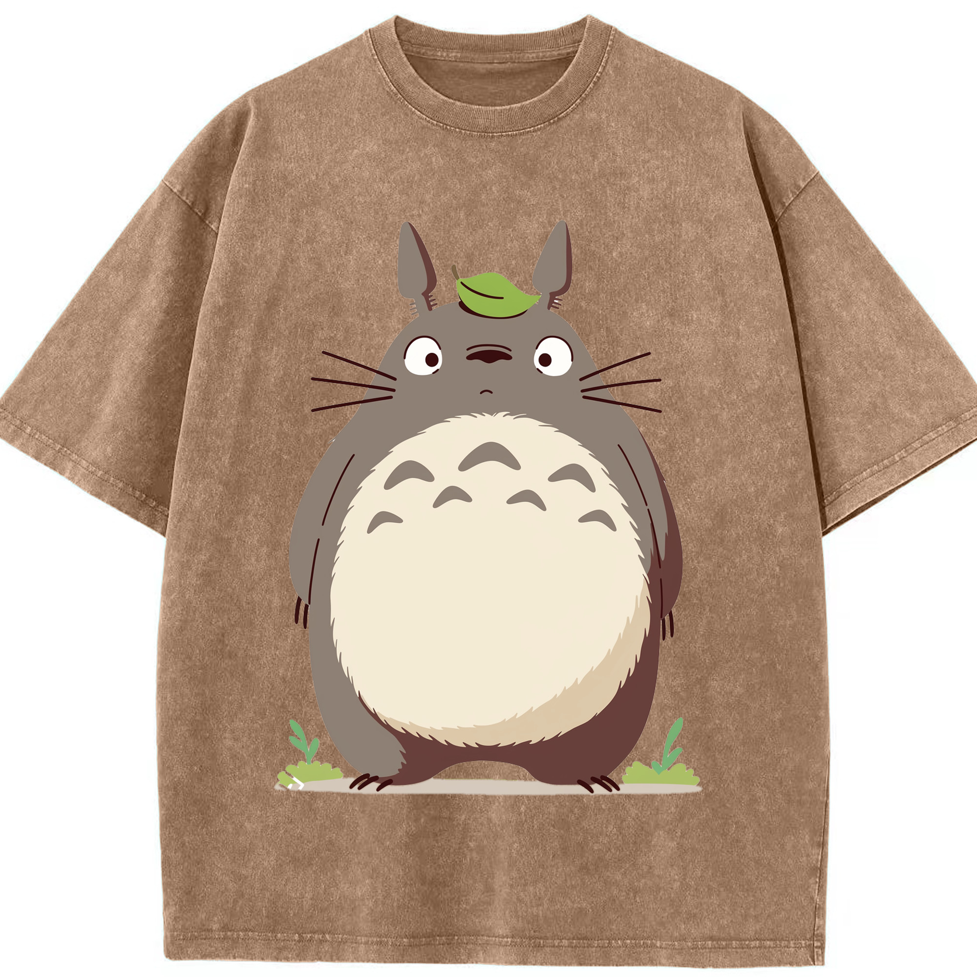（画像用） となりのトトロ 草壁メイ 草壁サツキ My Neighbor Totoro Satsuki Kusakabe Mei Kusakabe 綿100% ヴィンテージ風 半袖Tシャツ（フロントプリント）