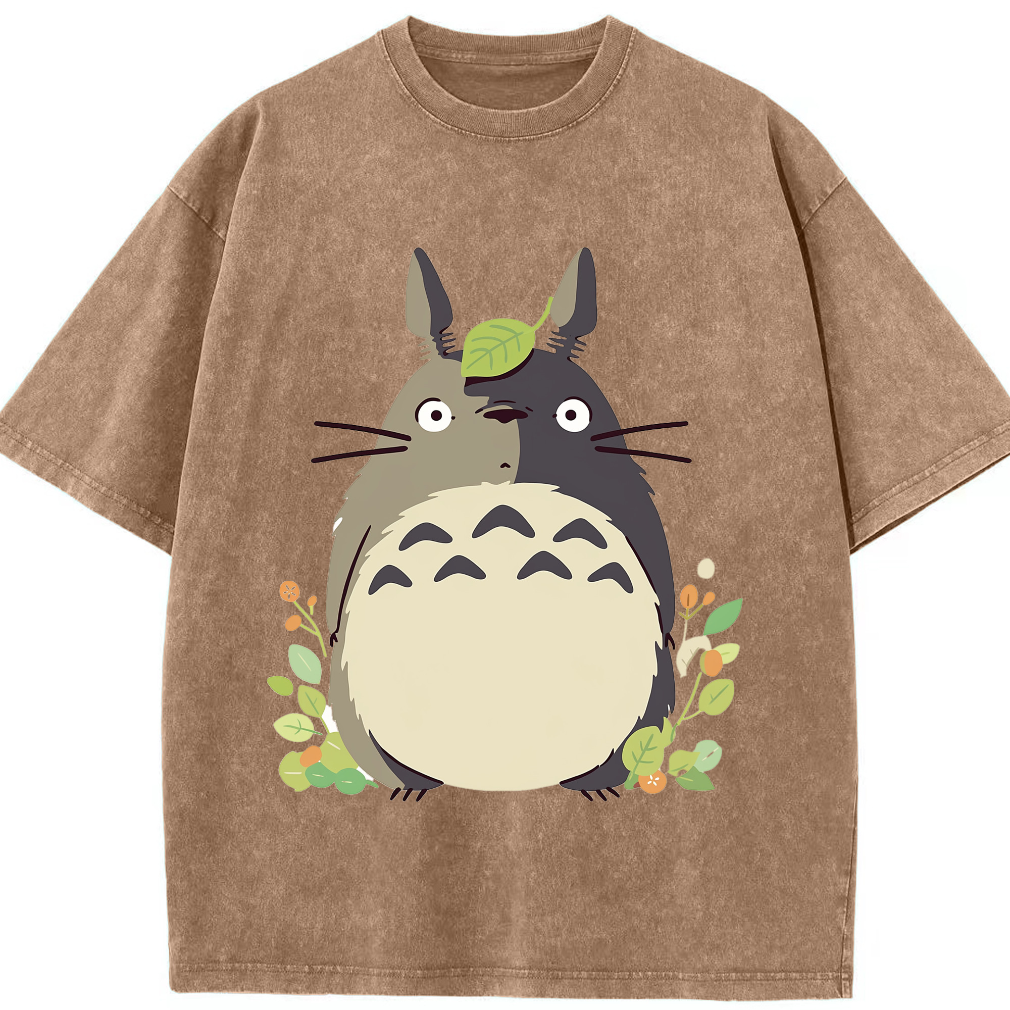 （画像用） となりのトトロ 草壁メイ 草壁サツキ My Neighbor Totoro Satsuki Kusakabe Mei Kusakabe 綿100% ヴィンテージ風 半袖Tシャツ（フロントプリント）
