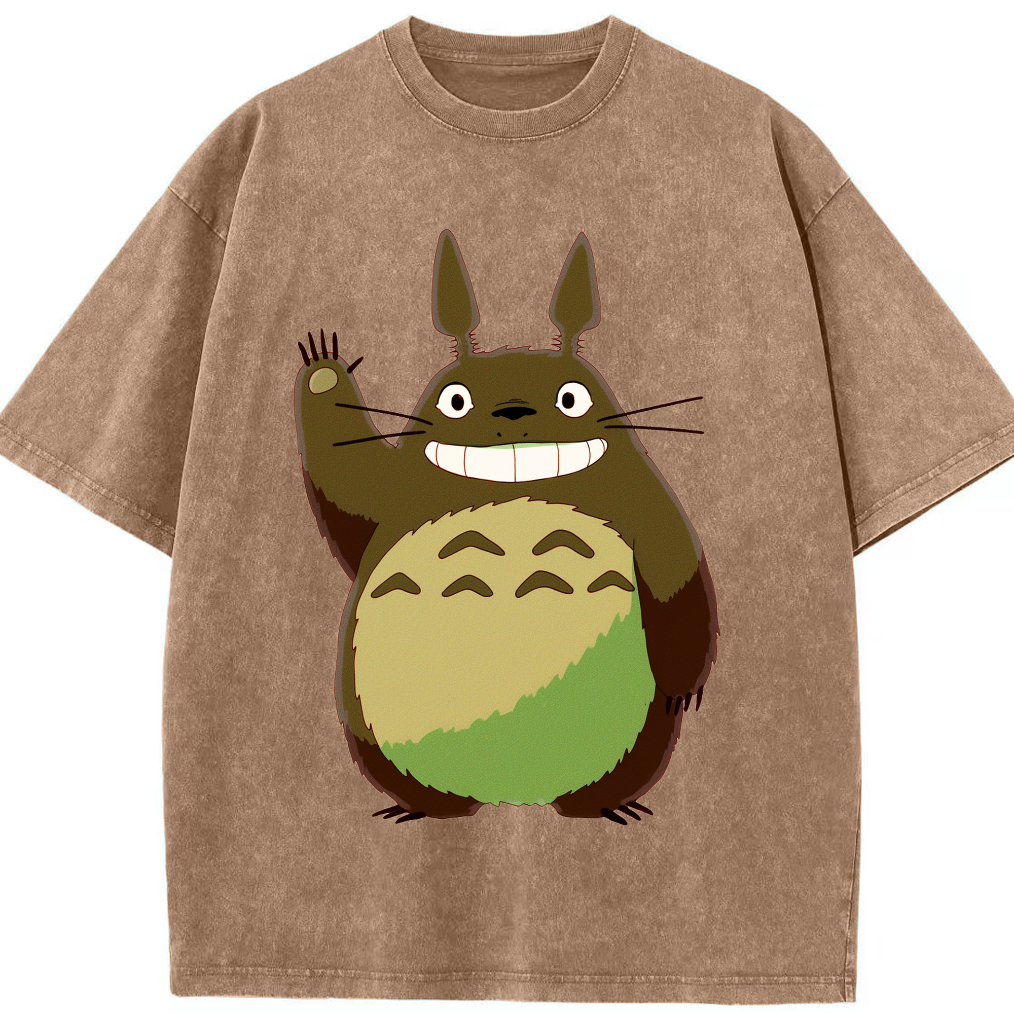 （画像用） となりのトトロ 草壁メイ 草壁サツキ My Neighbor Totoro Satsuki Kusakabe Mei Kusakabe 綿100% ヴィンテージ風 半袖Tシャツ（フロントプリント）