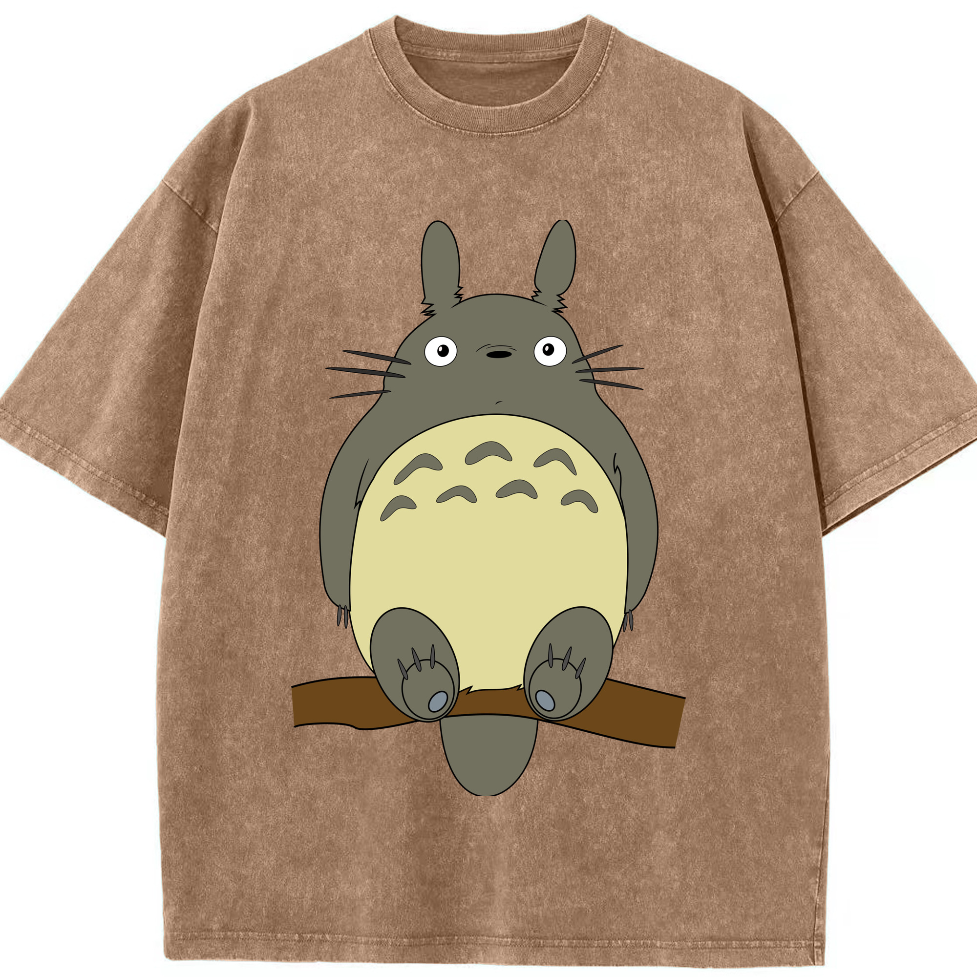（画像用） となりのトトロ 草壁メイ 草壁サツキ My Neighbor Totoro Satsuki Kusakabe Mei Kusakabe 綿100% ヴィンテージ風 半袖Tシャツ（フロントプリント）