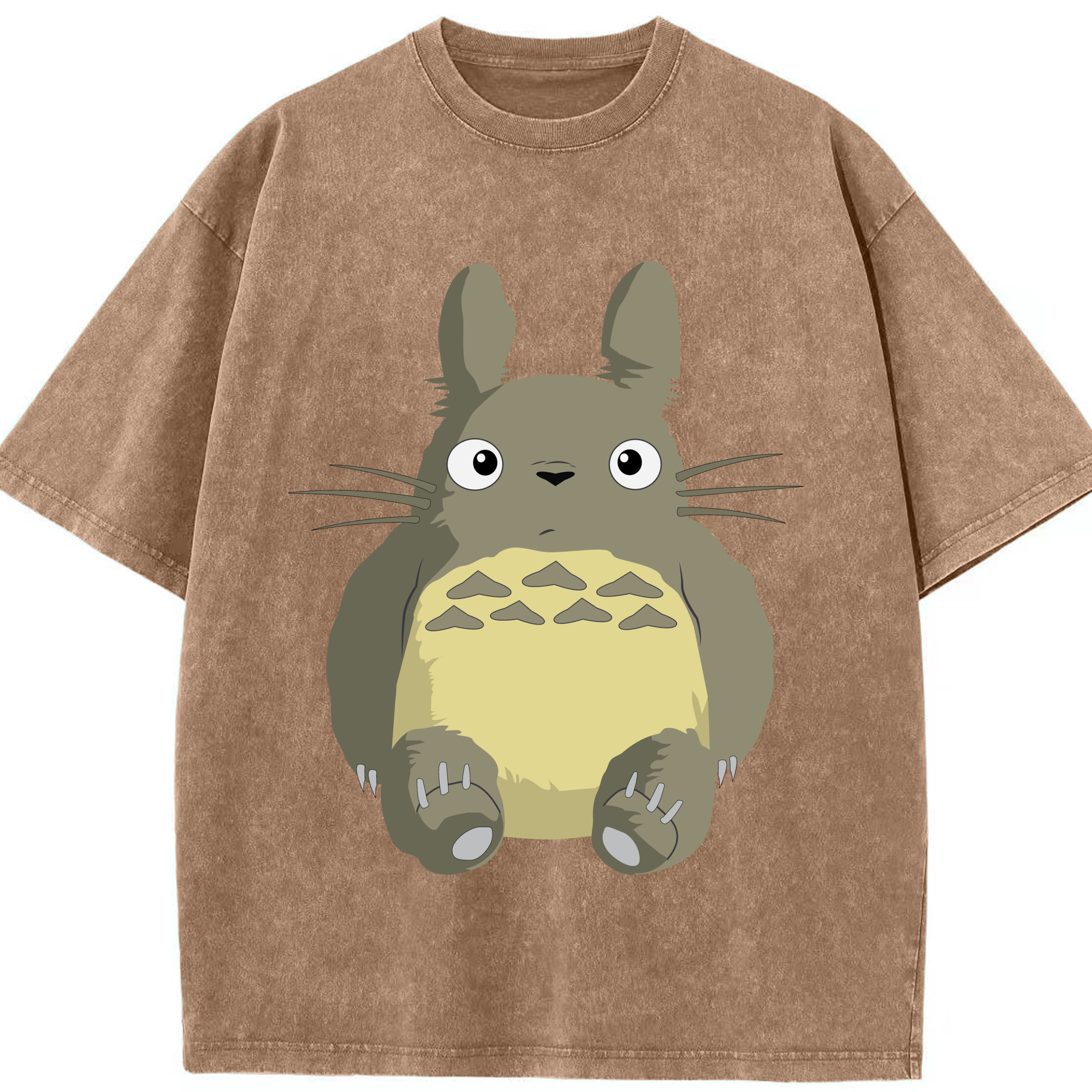 （画像用） となりのトトロ 草壁メイ 草壁サツキ My Neighbor Totoro Satsuki Kusakabe Mei Kusakabe 綿100% ヴィンテージ風 半袖Tシャツ（フロントプリント）