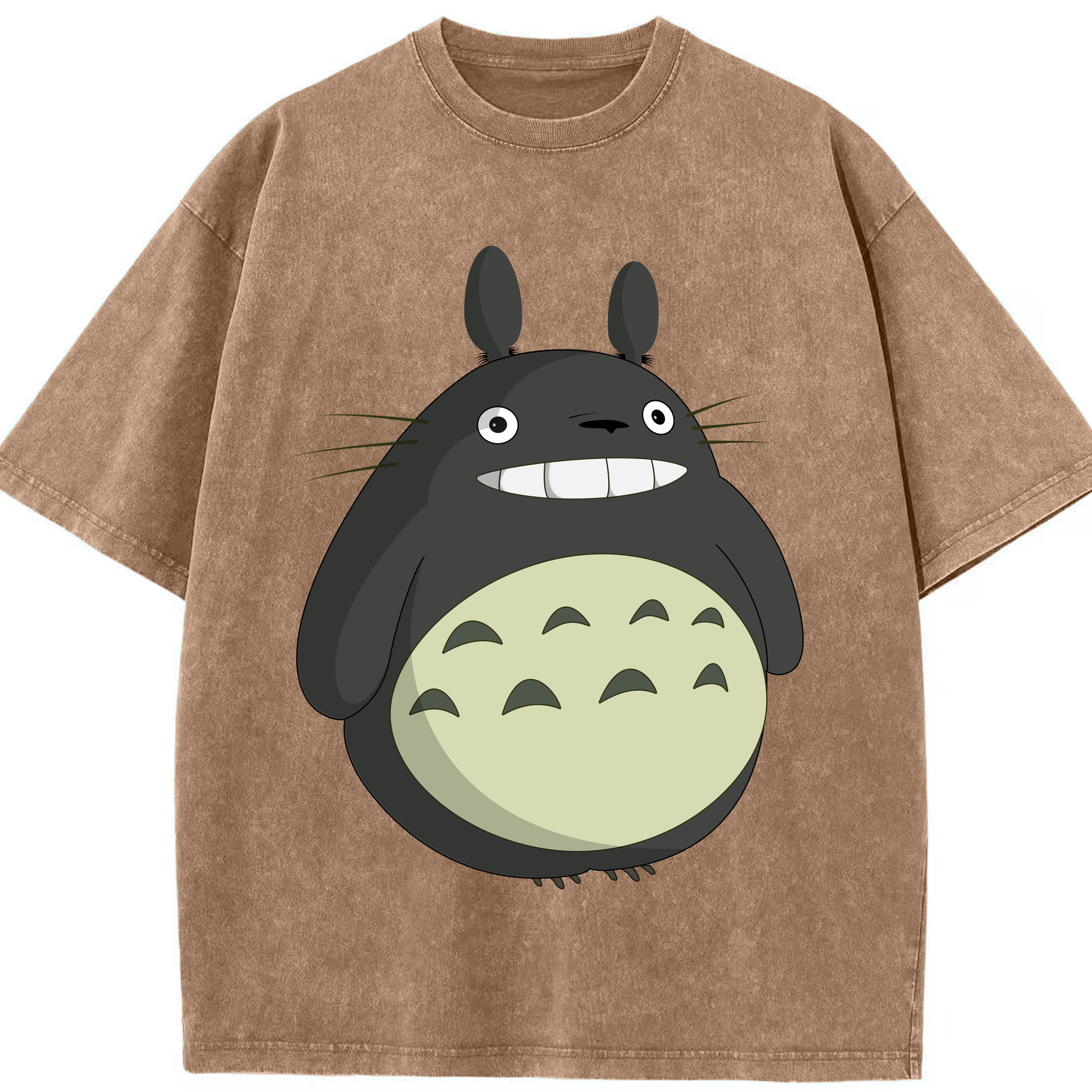 （画像用） となりのトトロ 草壁メイ 草壁サツキ My Neighbor Totoro Satsuki Kusakabe Mei Kusakabe 綿100% ヴィンテージ風 半袖Tシャツ（フロントプリント）