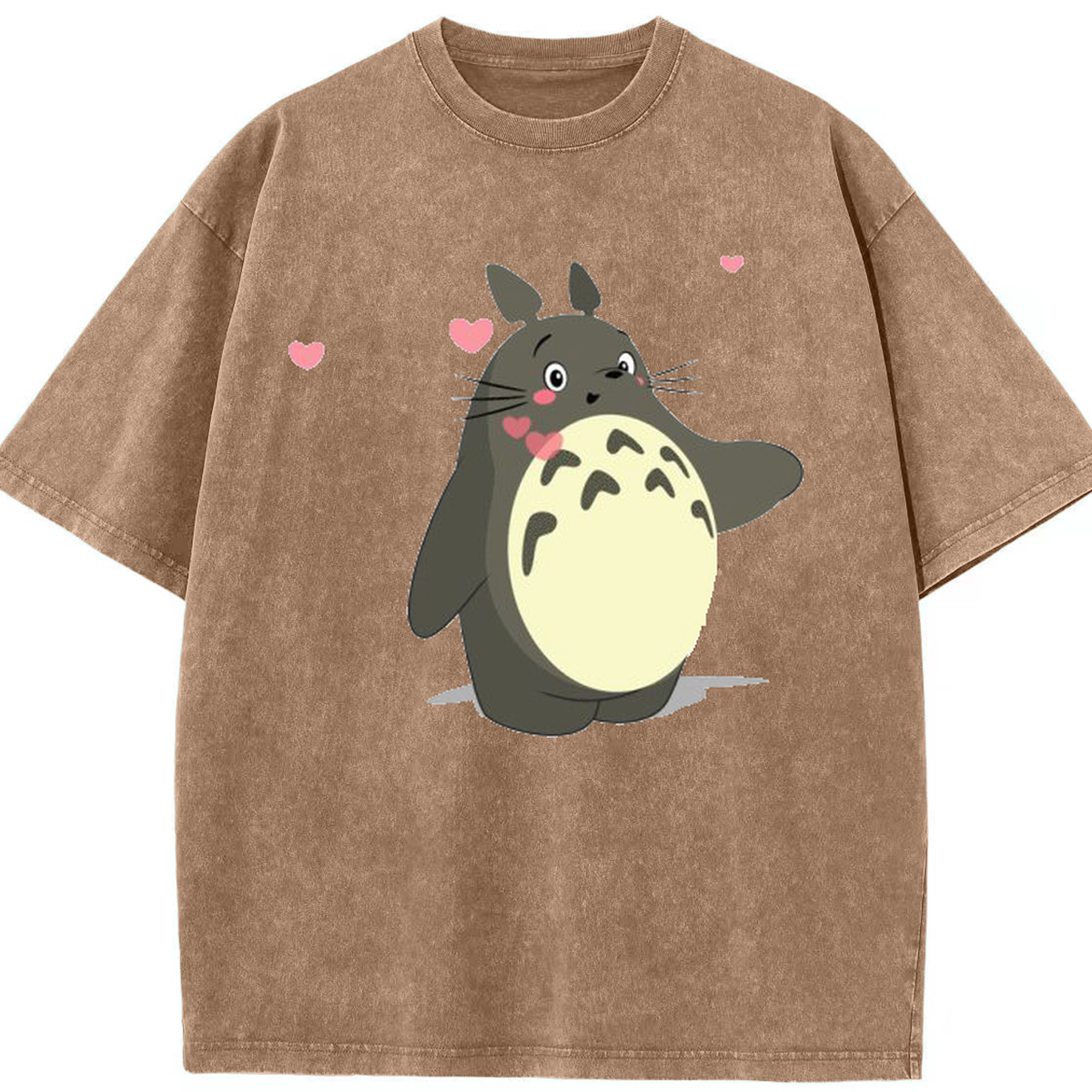 （画像用） となりのトトロ 草壁メイ 草壁サツキ My Neighbor Totoro Satsuki Kusakabe Mei Kusakabe 綿100% ヴィンテージ風 半袖Tシャツ（フロントプリント）