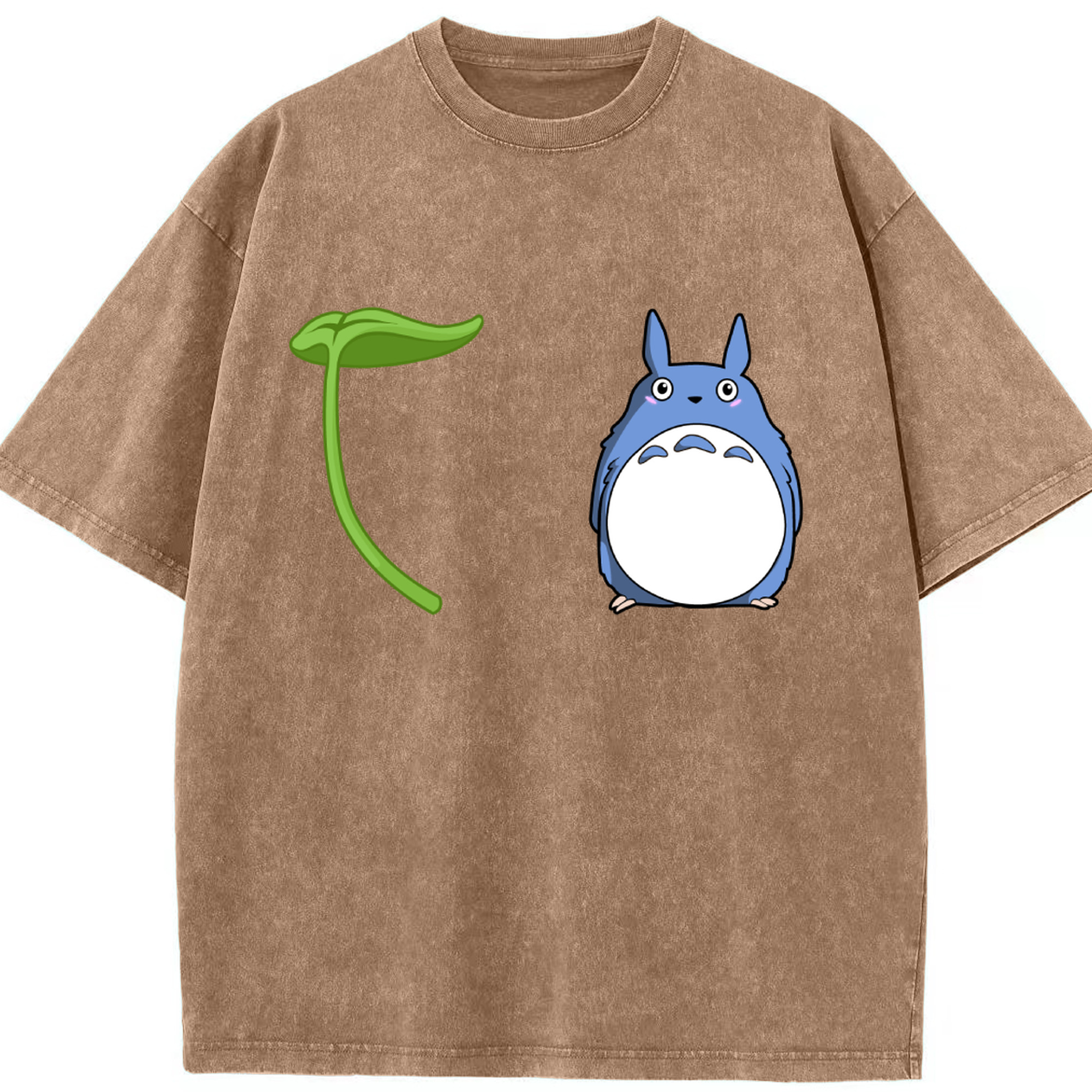 （画像用） となりのトトロ 草壁メイ 草壁サツキ My Neighbor Totoro Satsuki Kusakabe Mei Kusakabe 綿100% ヴィンテージ風 半袖Tシャツ（フロントプリント）