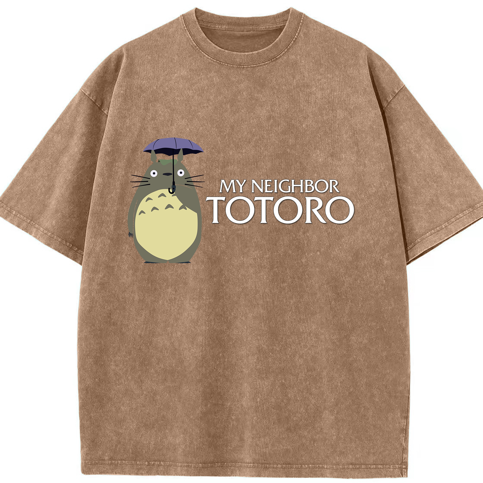（画像用） となりのトトロ 草壁メイ 草壁サツキ My Neighbor Totoro Satsuki Kusakabe Mei Kusakabe 綿100% ヴィンテージ風 半袖Tシャツ（フロントプリント）
