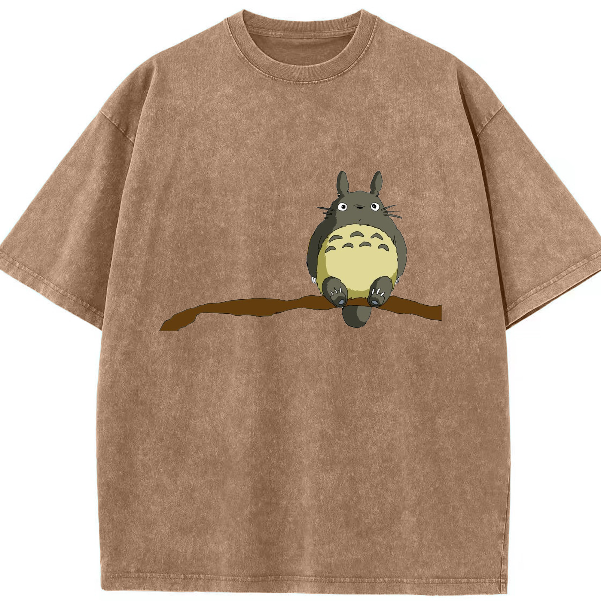 （画像用） となりのトトロ 草壁メイ 草壁サツキ My Neighbor Totoro Satsuki Kusakabe Mei Kusakabe 綿100% ヴィンテージ風 半袖Tシャツ（フロントプリント）