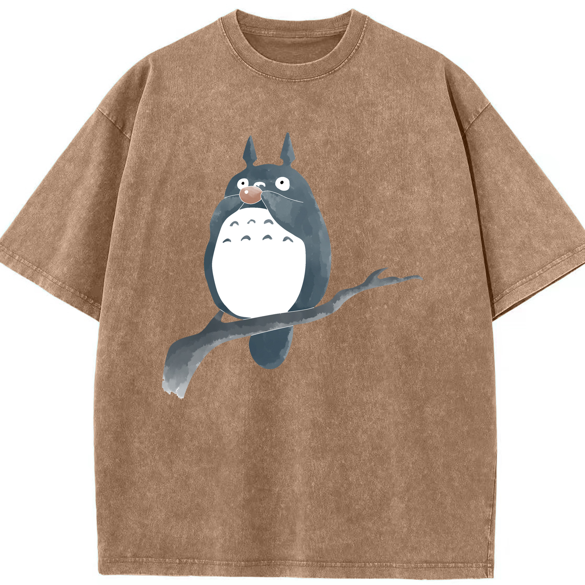 （画像用） となりのトトロ 草壁メイ 草壁サツキ My Neighbor Totoro Satsuki Kusakabe Mei Kusakabe 綿100% ヴィンテージ風 半袖Tシャツ（フロントプリント）