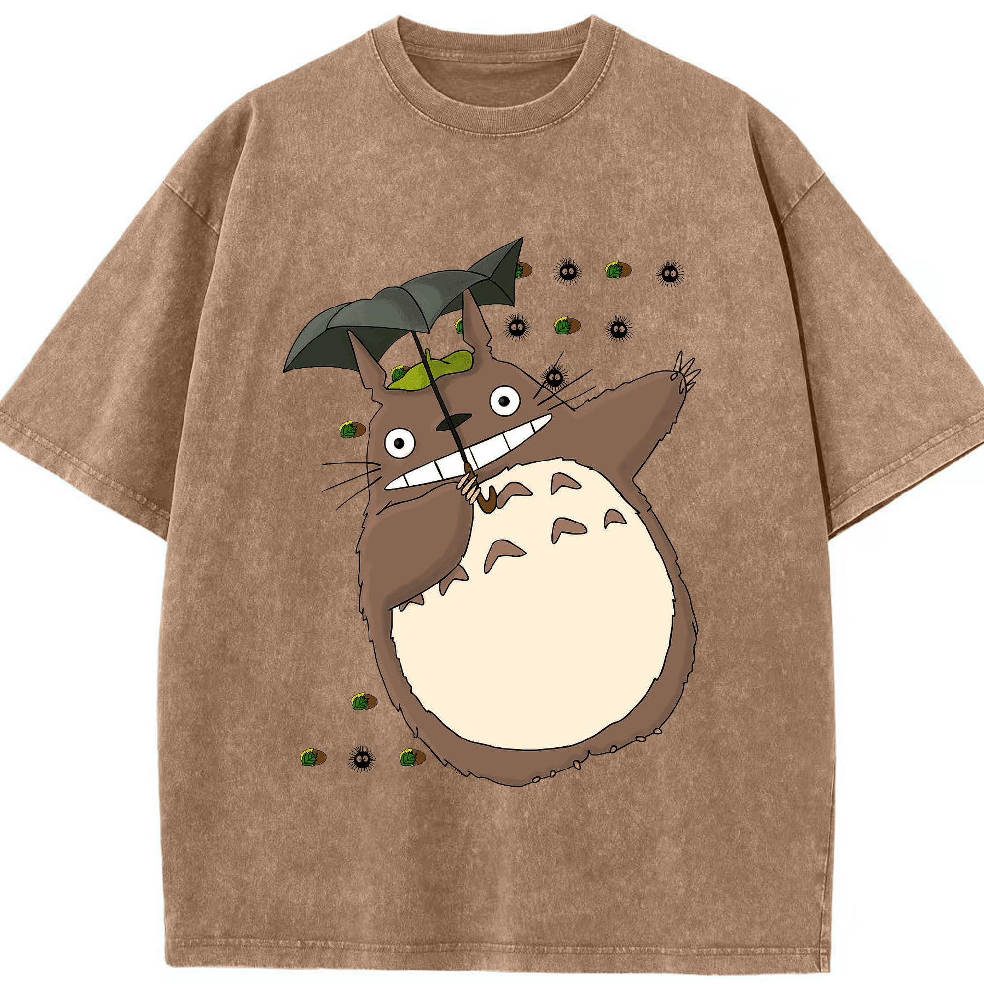 （画像用） となりのトトロ 草壁メイ 草壁サツキ My Neighbor Totoro Satsuki Kusakabe Mei Kusakabe 綿100% ヴィンテージ風 半袖Tシャツ（フロントプリント）
