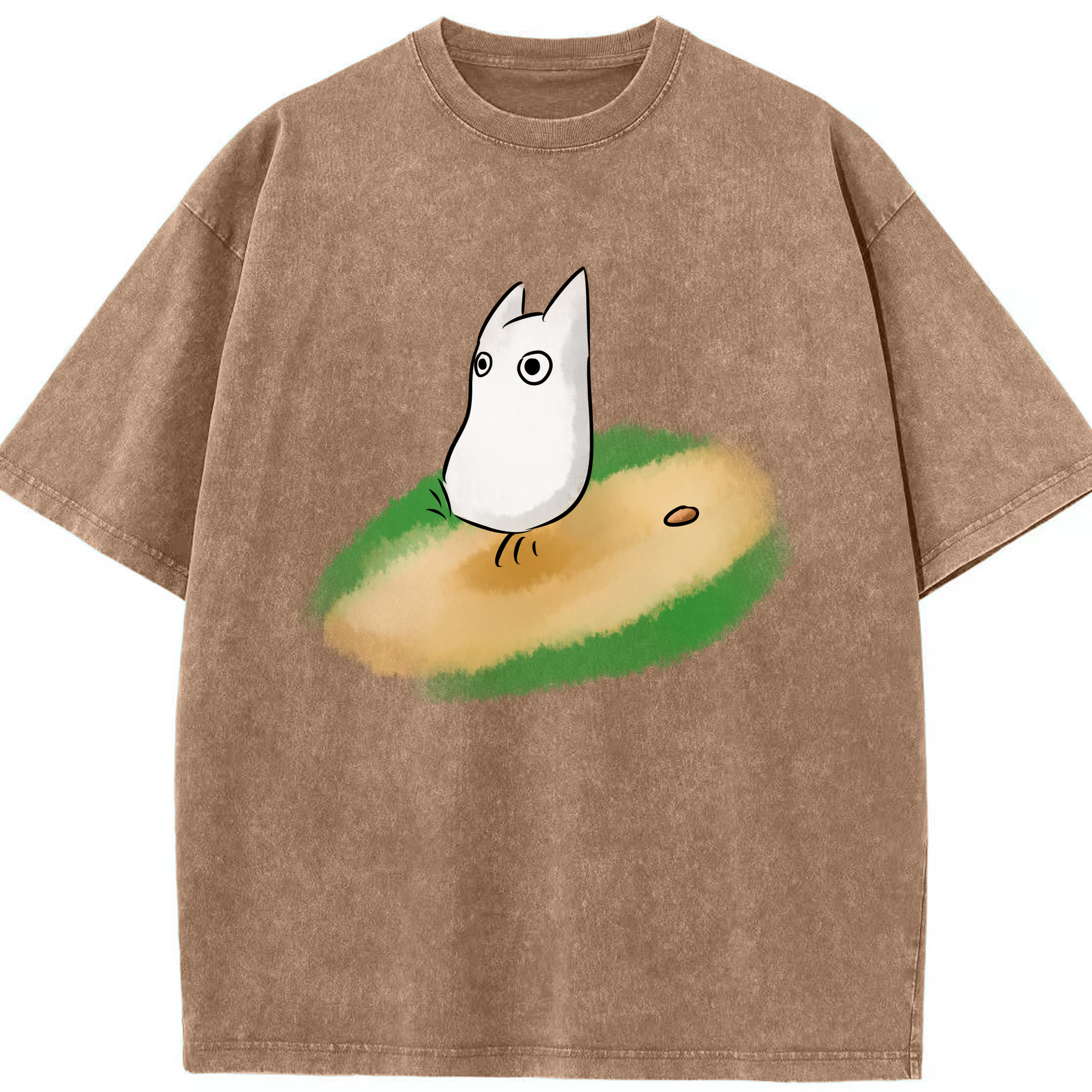 （画像用） となりのトトロ 草壁メイ 草壁サツキ My Neighbor Totoro Satsuki Kusakabe Mei Kusakabe 綿100% ヴィンテージ風 半袖Tシャツ（フロントプリント）