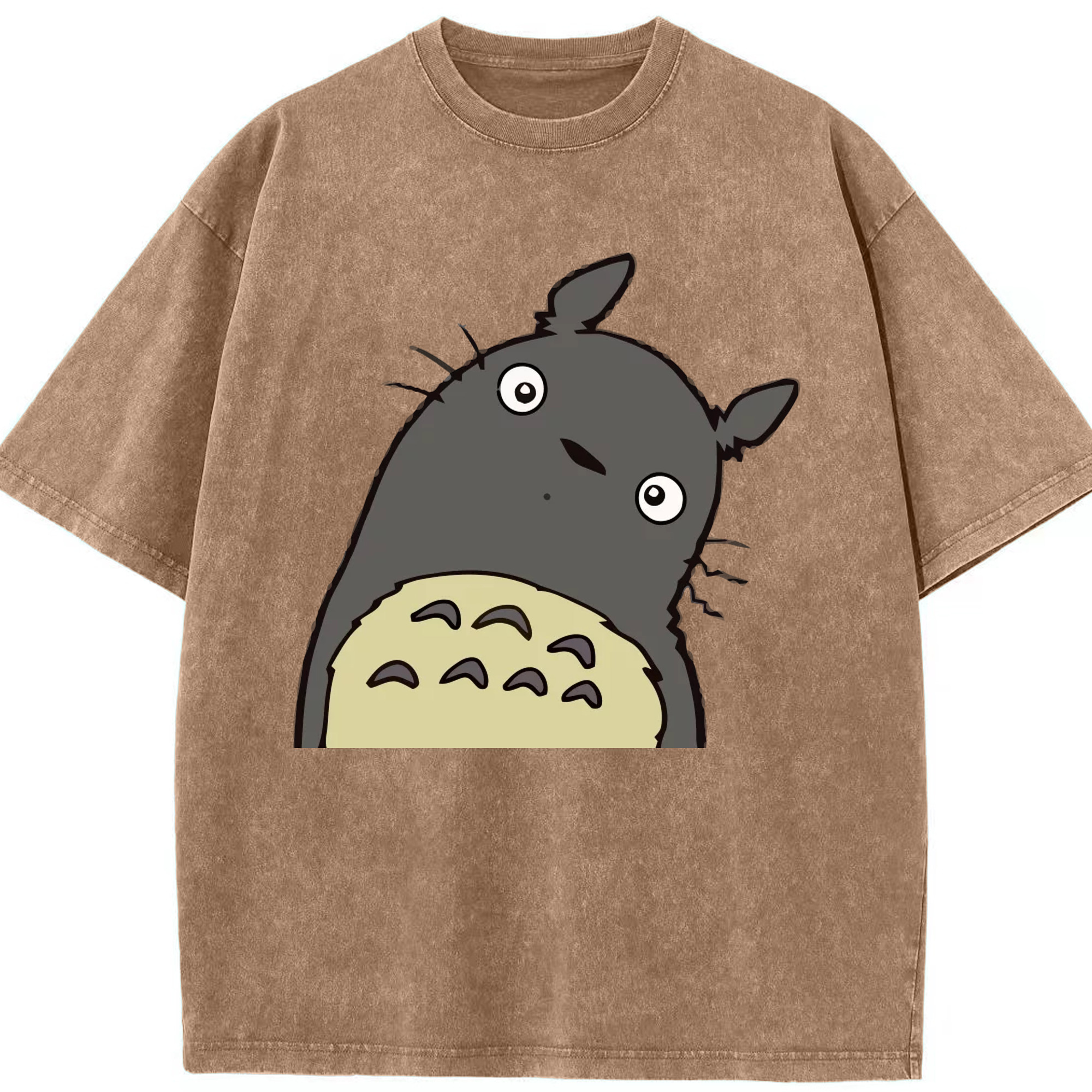（画像用） となりのトトロ 草壁メイ 草壁サツキ My Neighbor Totoro Satsuki Kusakabe Mei Kusakabe 綿100% ヴィンテージ風 半袖Tシャツ（フロントプリント）