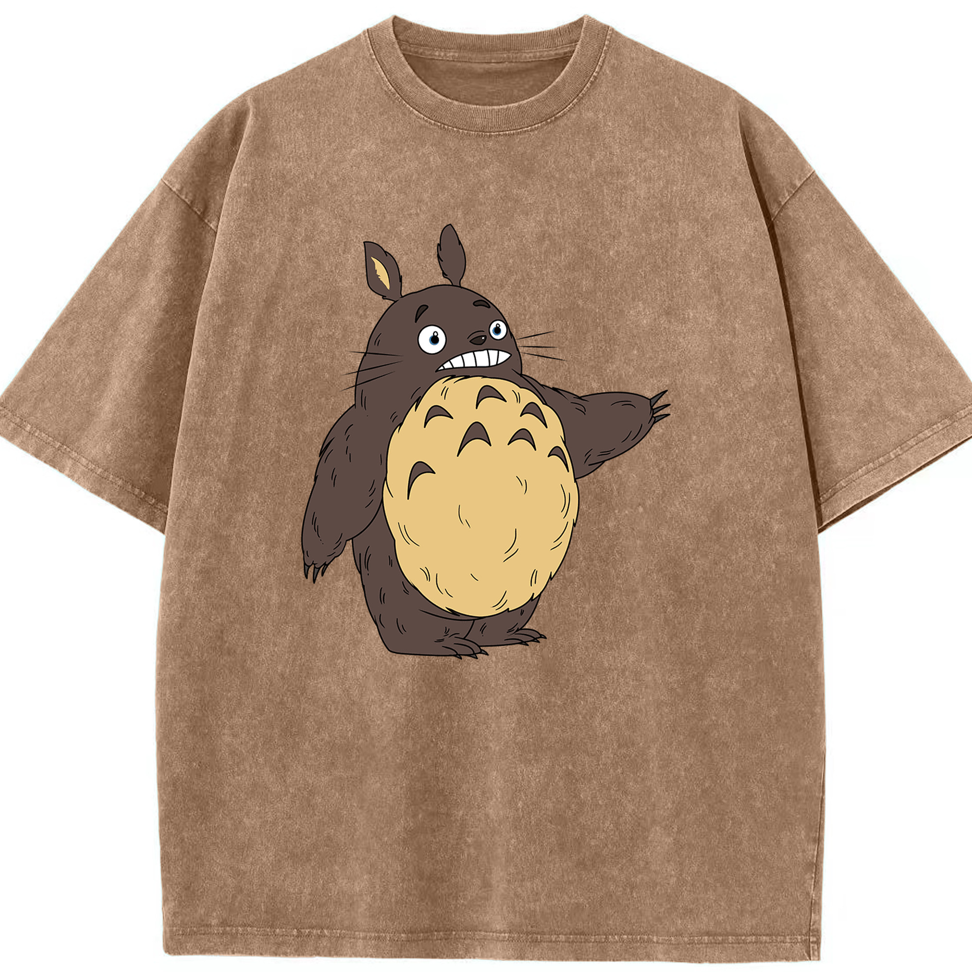 （画像用） となりのトトロ 草壁メイ 草壁サツキ My Neighbor Totoro Satsuki Kusakabe Mei Kusakabe 綿100% ヴィンテージ風 半袖Tシャツ（フロントプリント）