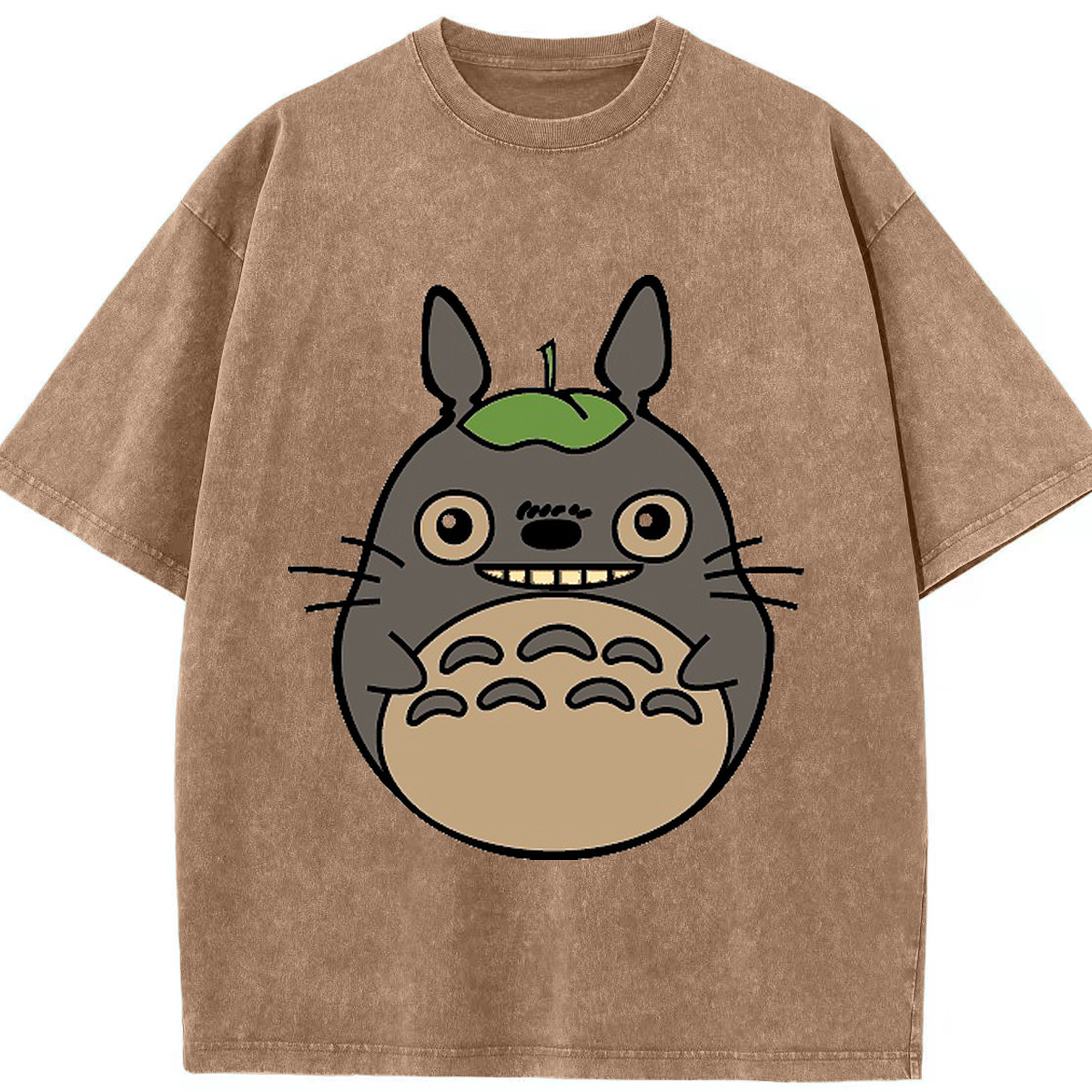 （画像用） となりのトトロ 草壁メイ 草壁サツキ My Neighbor Totoro Satsuki Kusakabe Mei Kusakabe 綿100% ヴィンテージ風 半袖Tシャツ（フロントプリント）