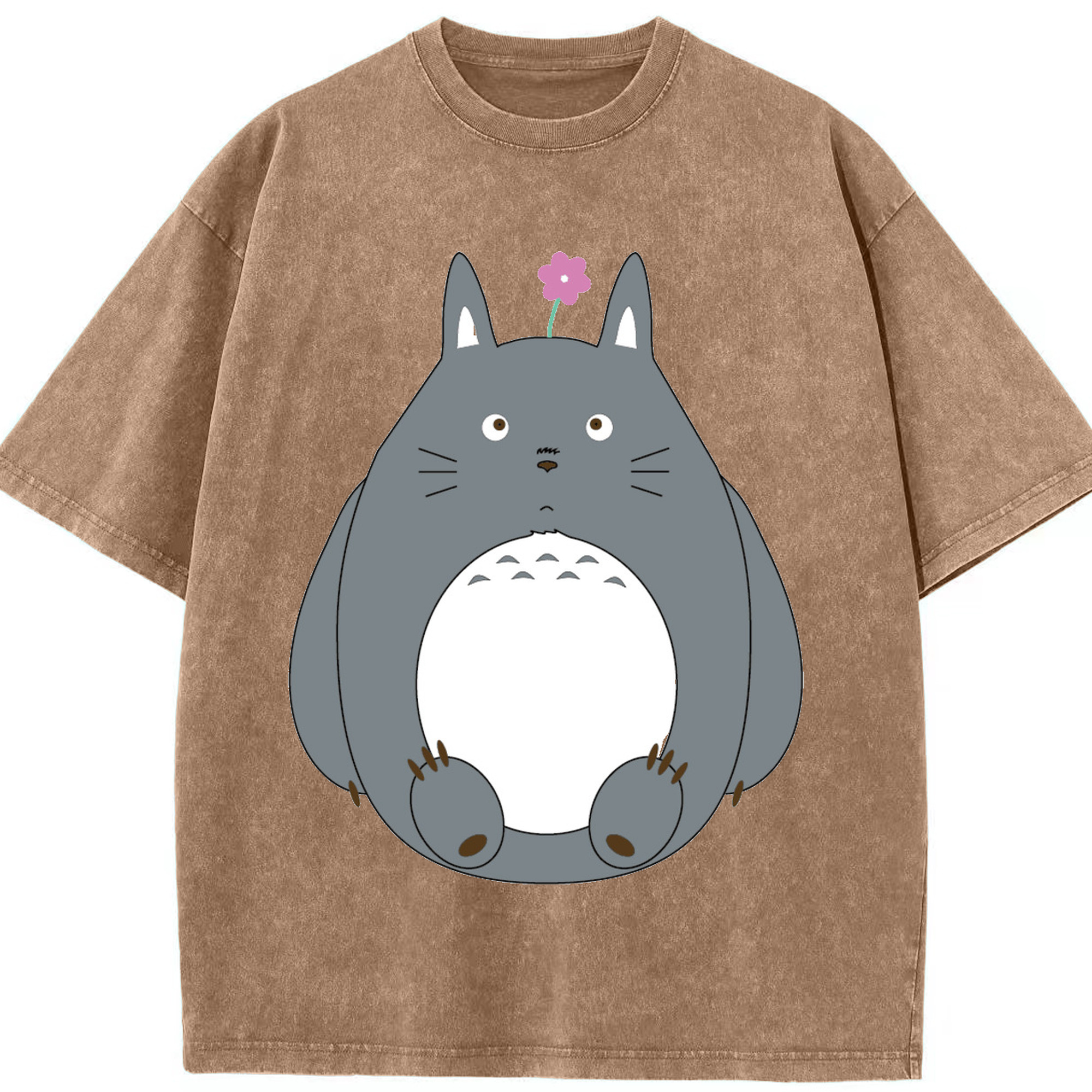 （画像用） となりのトトロ 草壁メイ 草壁サツキ My Neighbor Totoro Satsuki Kusakabe Mei Kusakabe 綿100% ヴィンテージ風 半袖Tシャツ（フロントプリント）