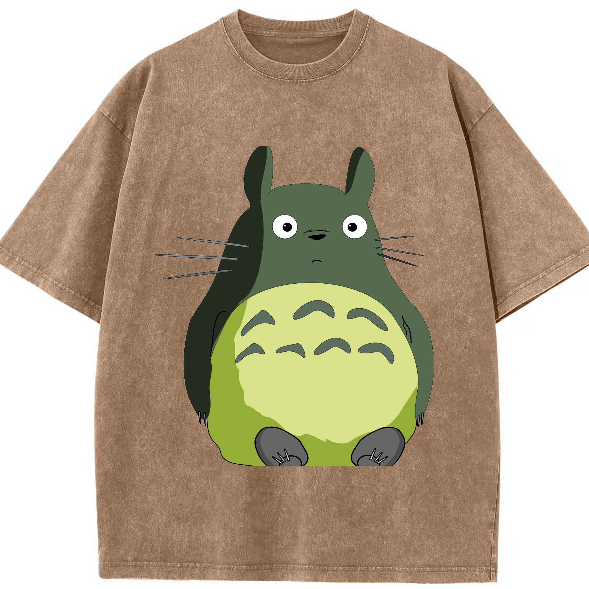（画像用） となりのトトロ 草壁メイ 草壁サツキ My Neighbor Totoro Satsuki Kusakabe Mei Kusakabe 綿100% ヴィンテージ風 半袖Tシャツ（フロントプリント）